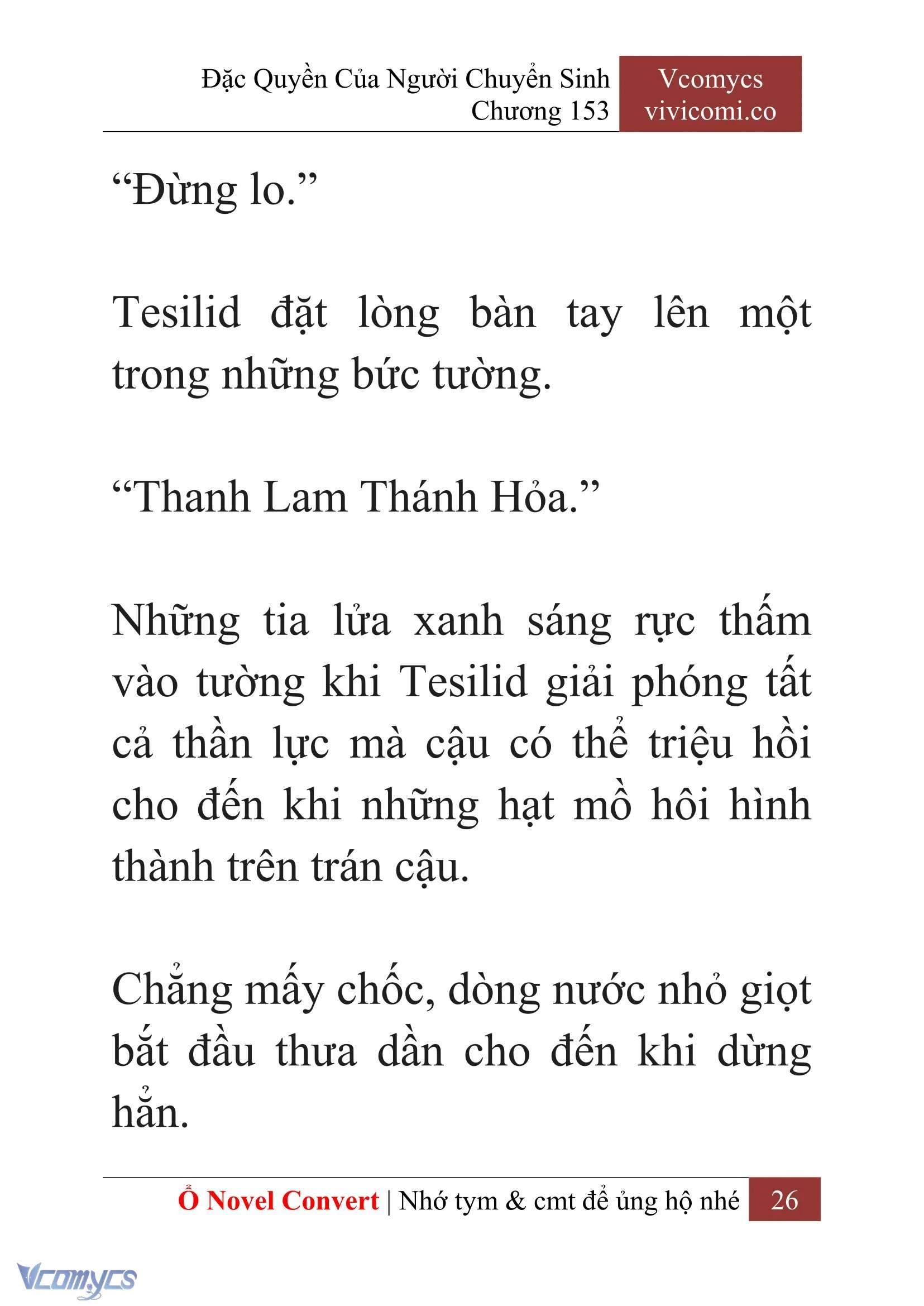 [Novel] Đặc Quyền Của Người Chuyển Sinh Chapter  153 - 28