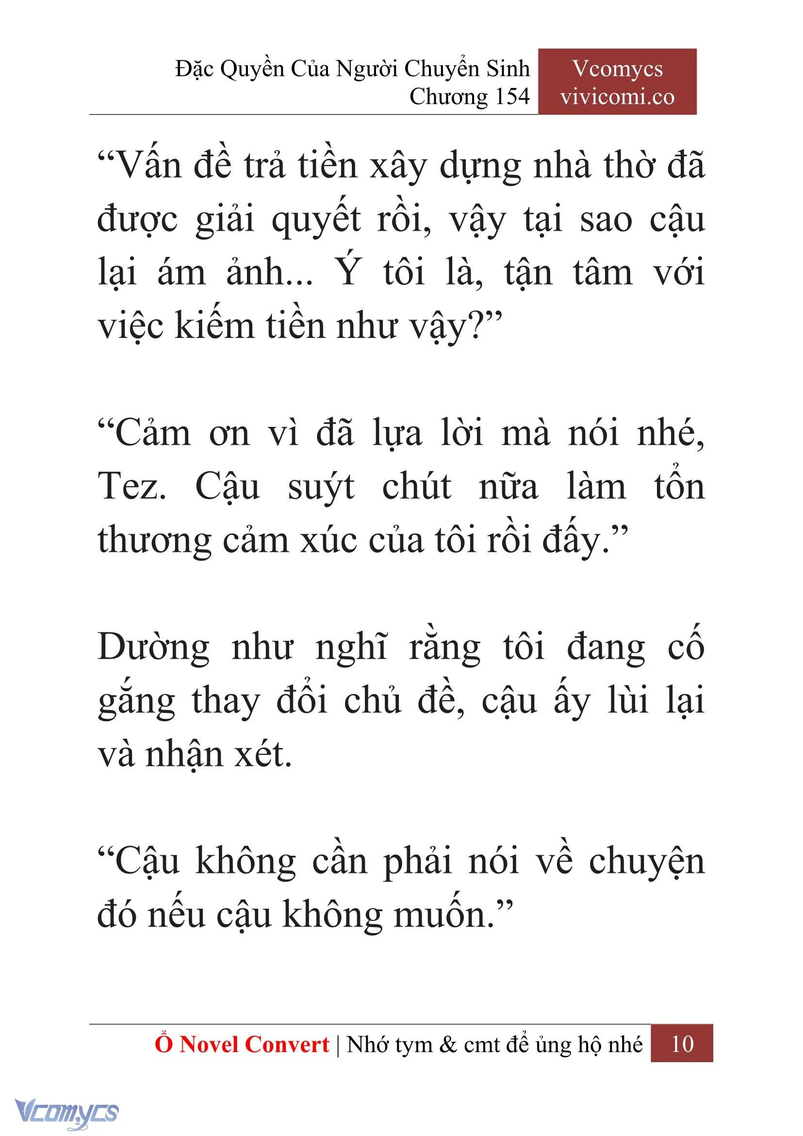 [Novel] Đặc Quyền Của Người Chuyển Sinh Chapter  154 - 12