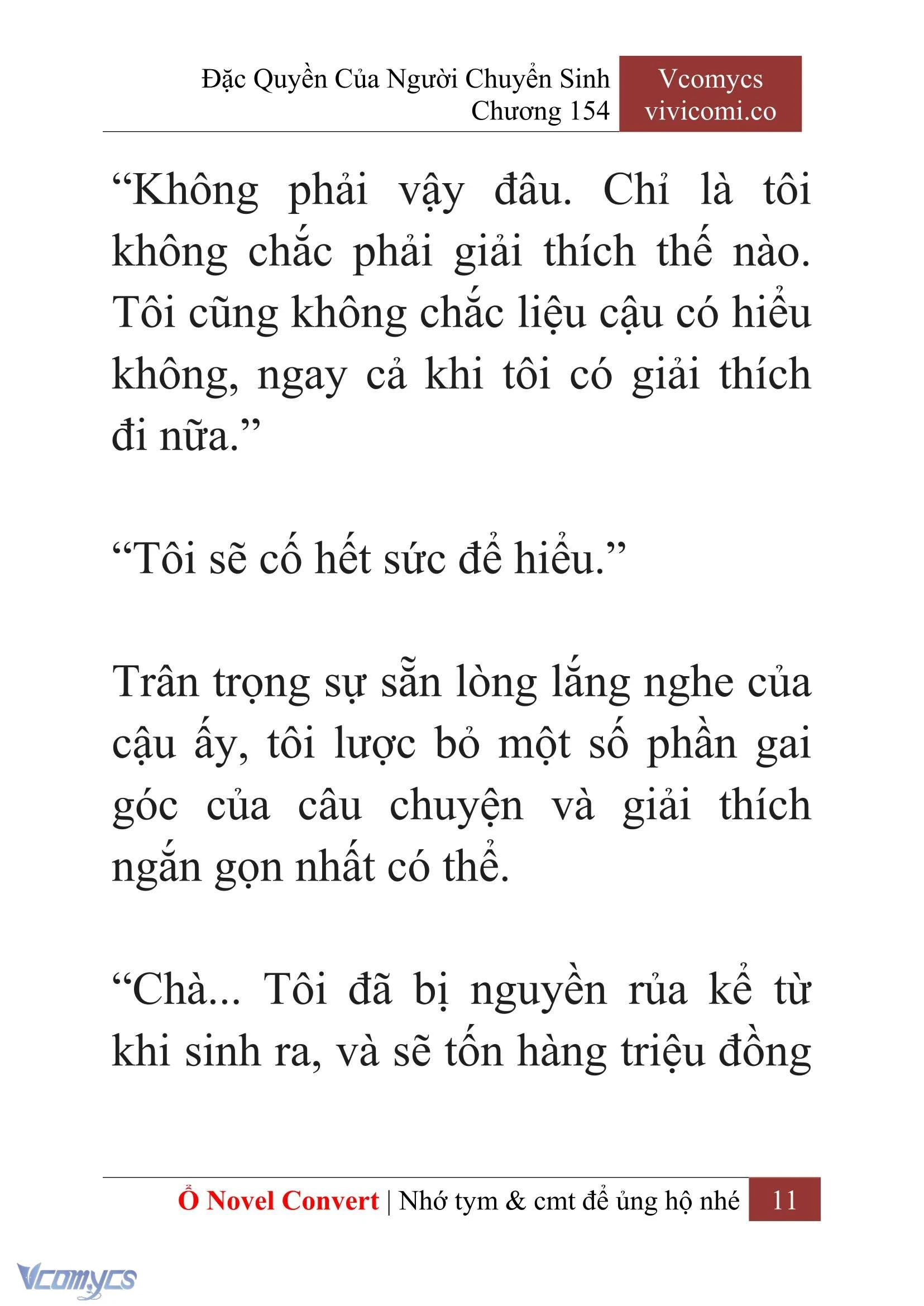[Novel] Đặc Quyền Của Người Chuyển Sinh Chapter  154 - 13