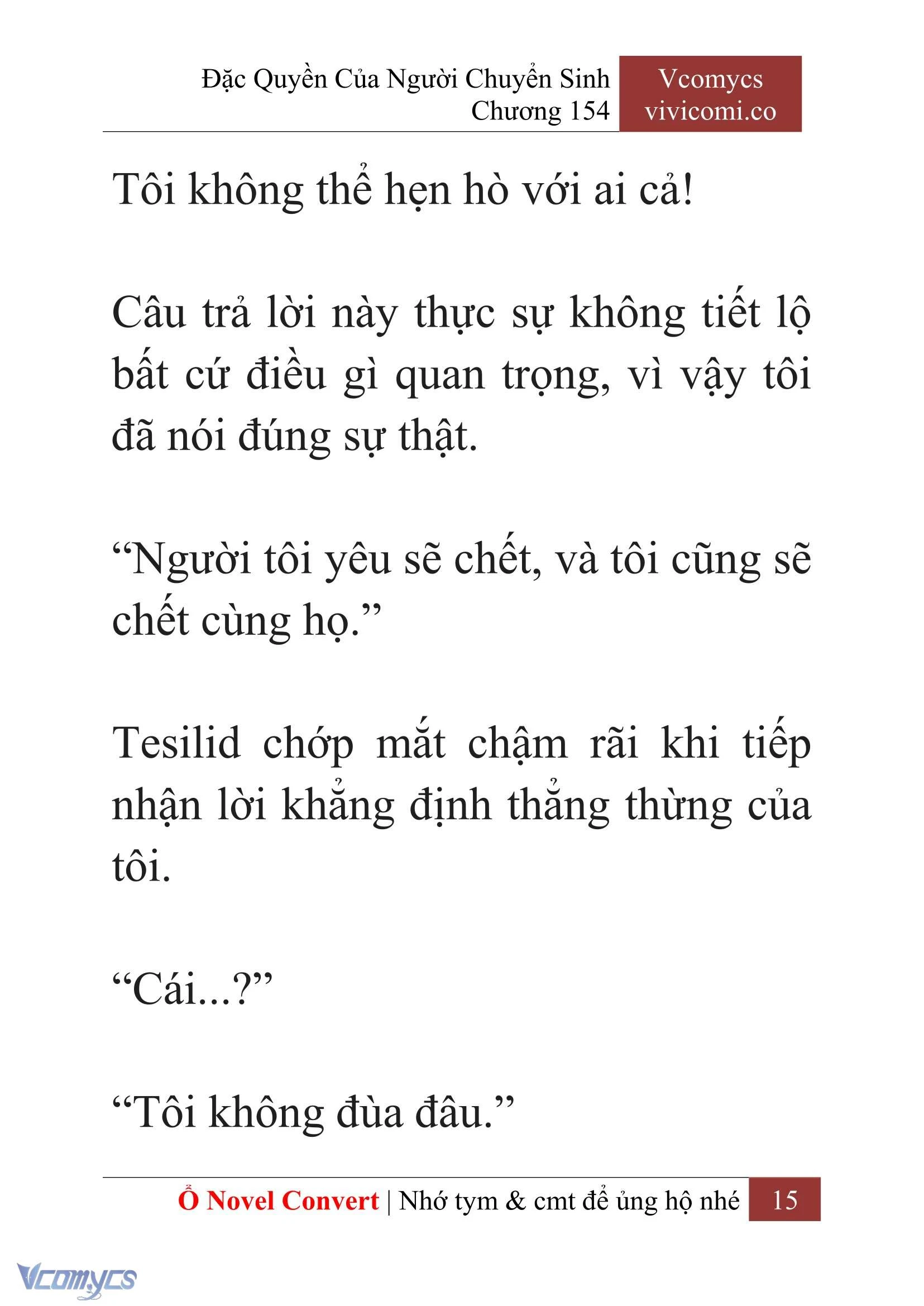 [Novel] Đặc Quyền Của Người Chuyển Sinh Chapter  154 - 17