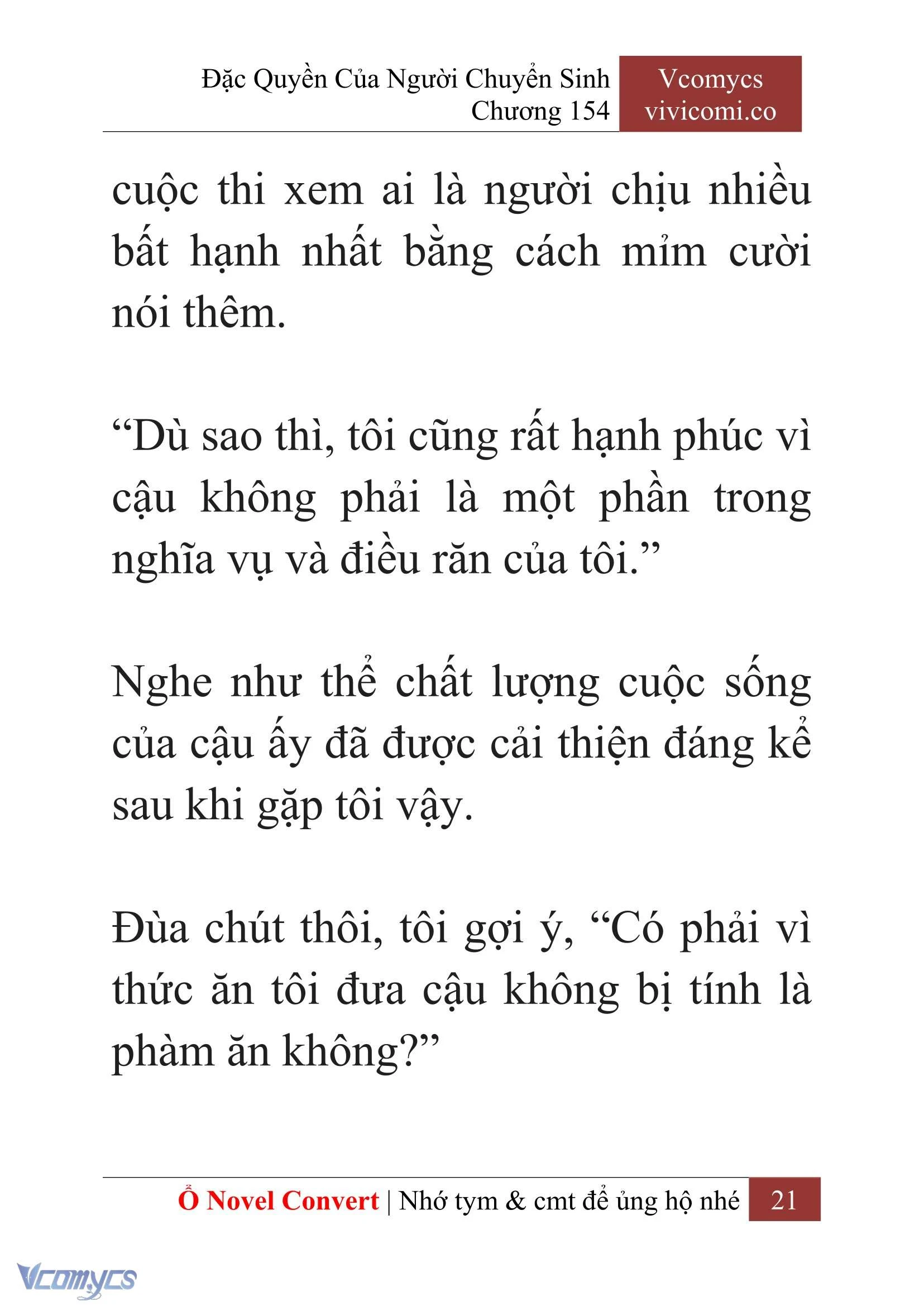[Novel] Đặc Quyền Của Người Chuyển Sinh Chapter  154 - 23