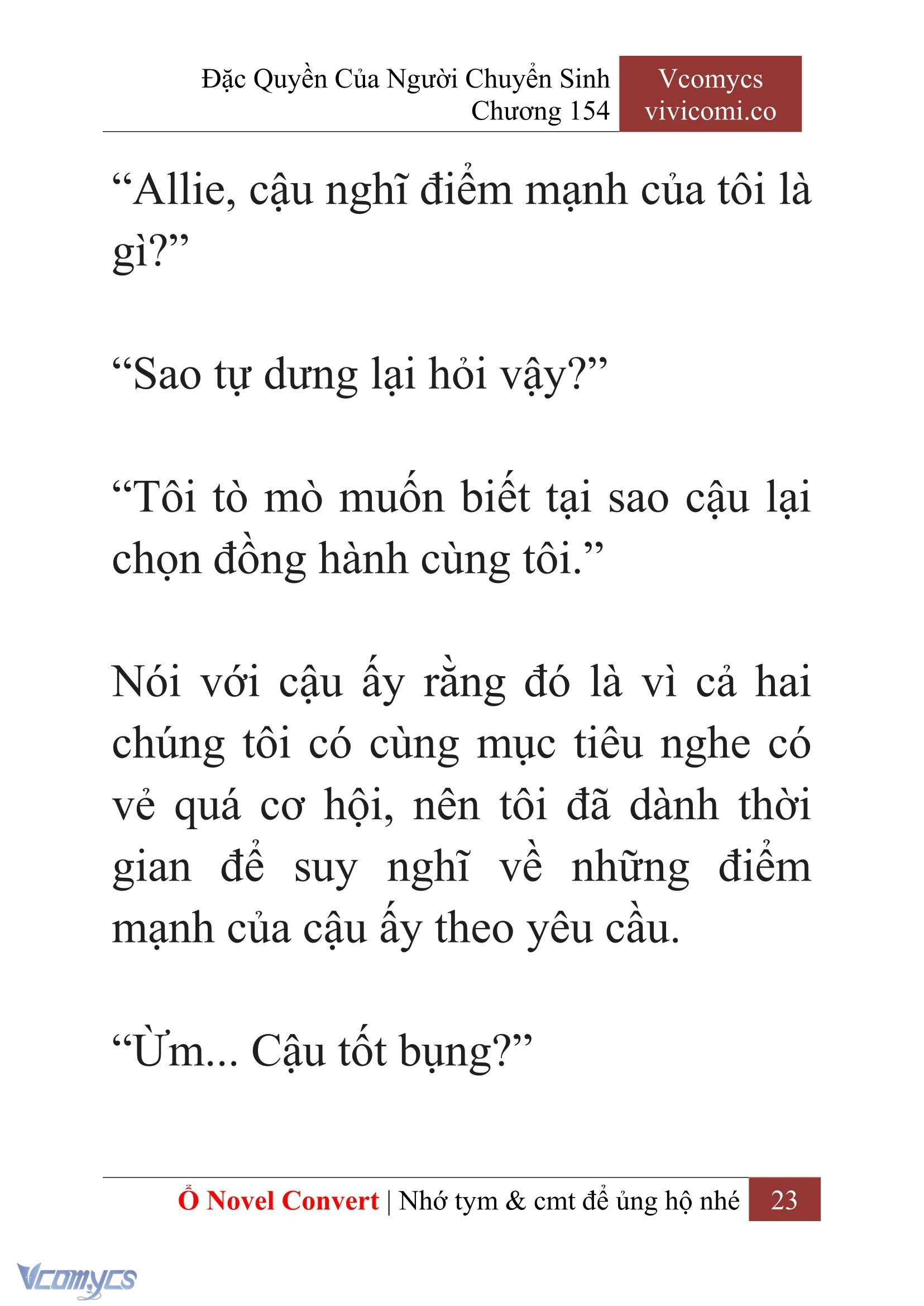 [Novel] Đặc Quyền Của Người Chuyển Sinh Chapter  154 - 25
