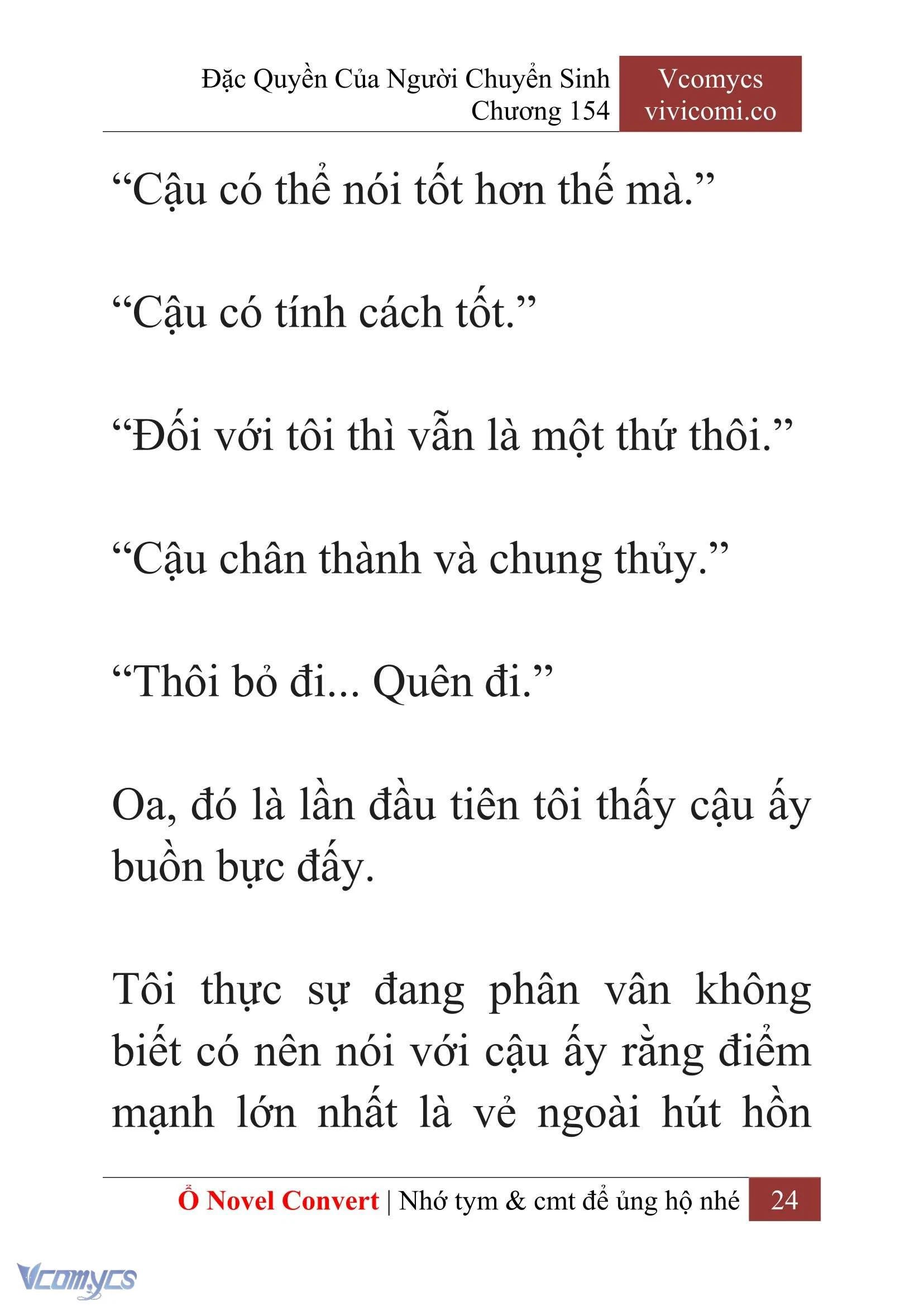 [Novel] Đặc Quyền Của Người Chuyển Sinh Chapter  154 - 26