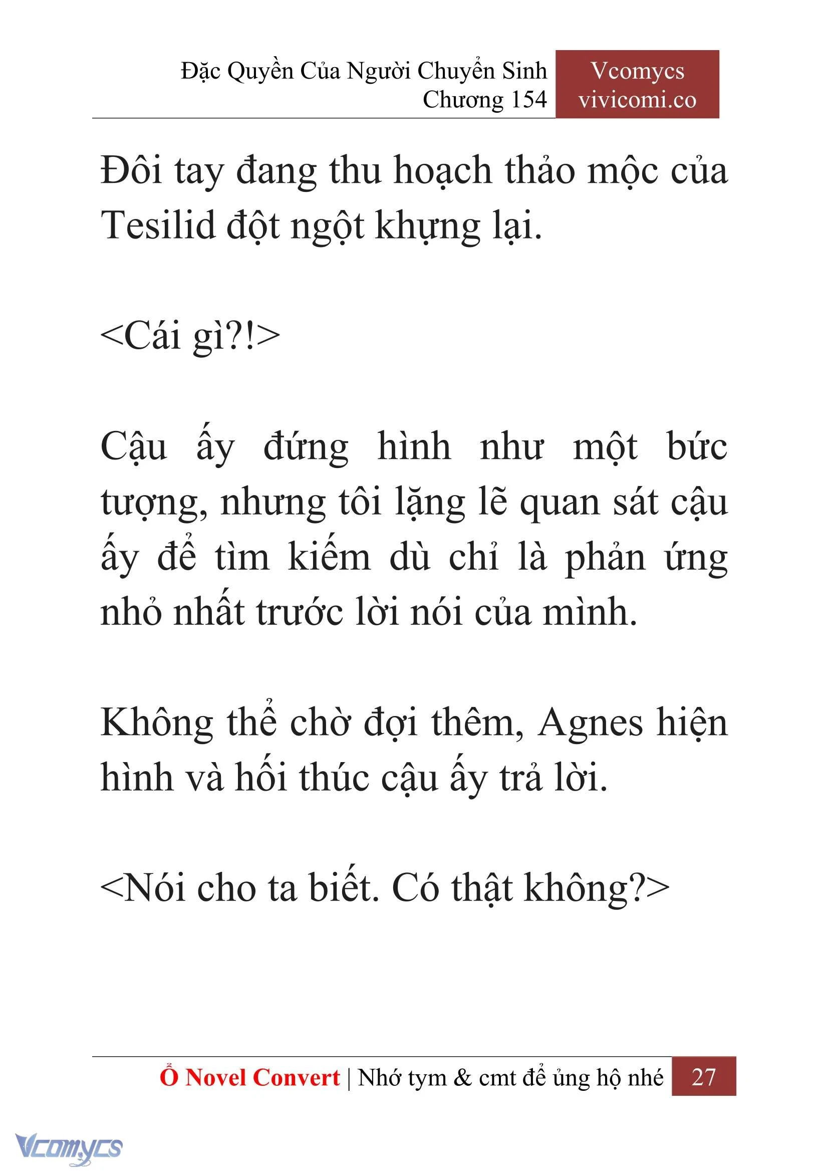 [Novel] Đặc Quyền Của Người Chuyển Sinh Chapter  154 - 29