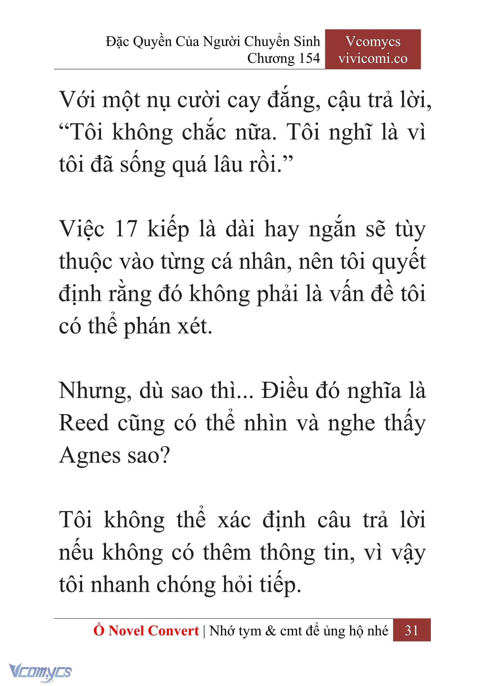 [Novel] Đặc Quyền Của Người Chuyển Sinh Chapter  154 - 33