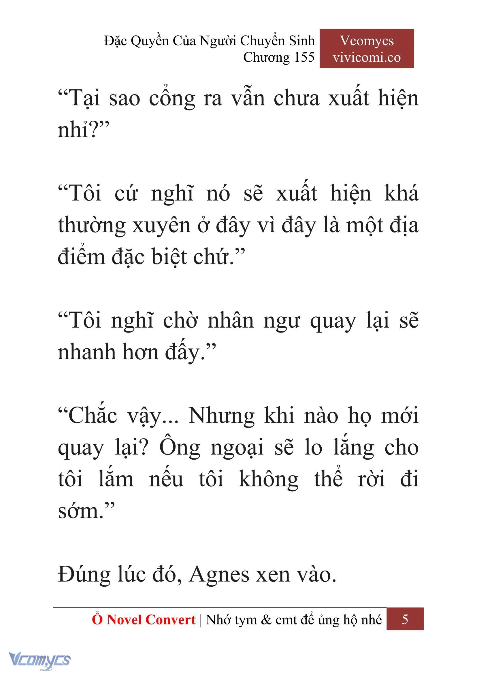 [Novel] Đặc Quyền Của Người Chuyển Sinh Chapter  155 - 7