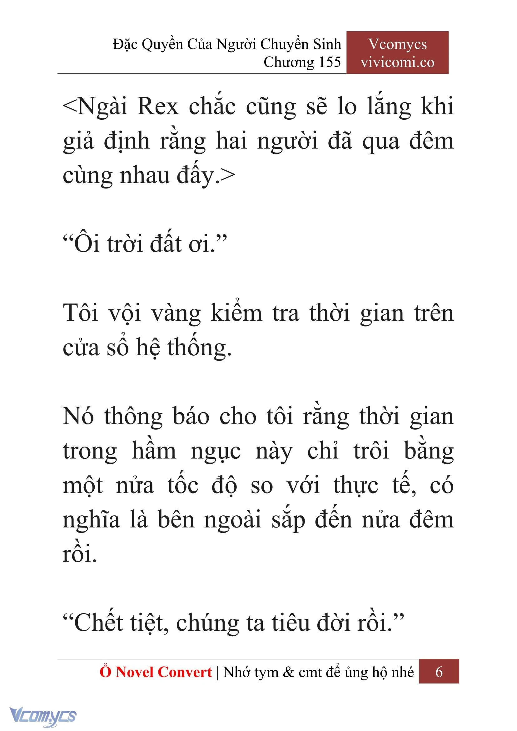 [Novel] Đặc Quyền Của Người Chuyển Sinh Chapter  155 - 8