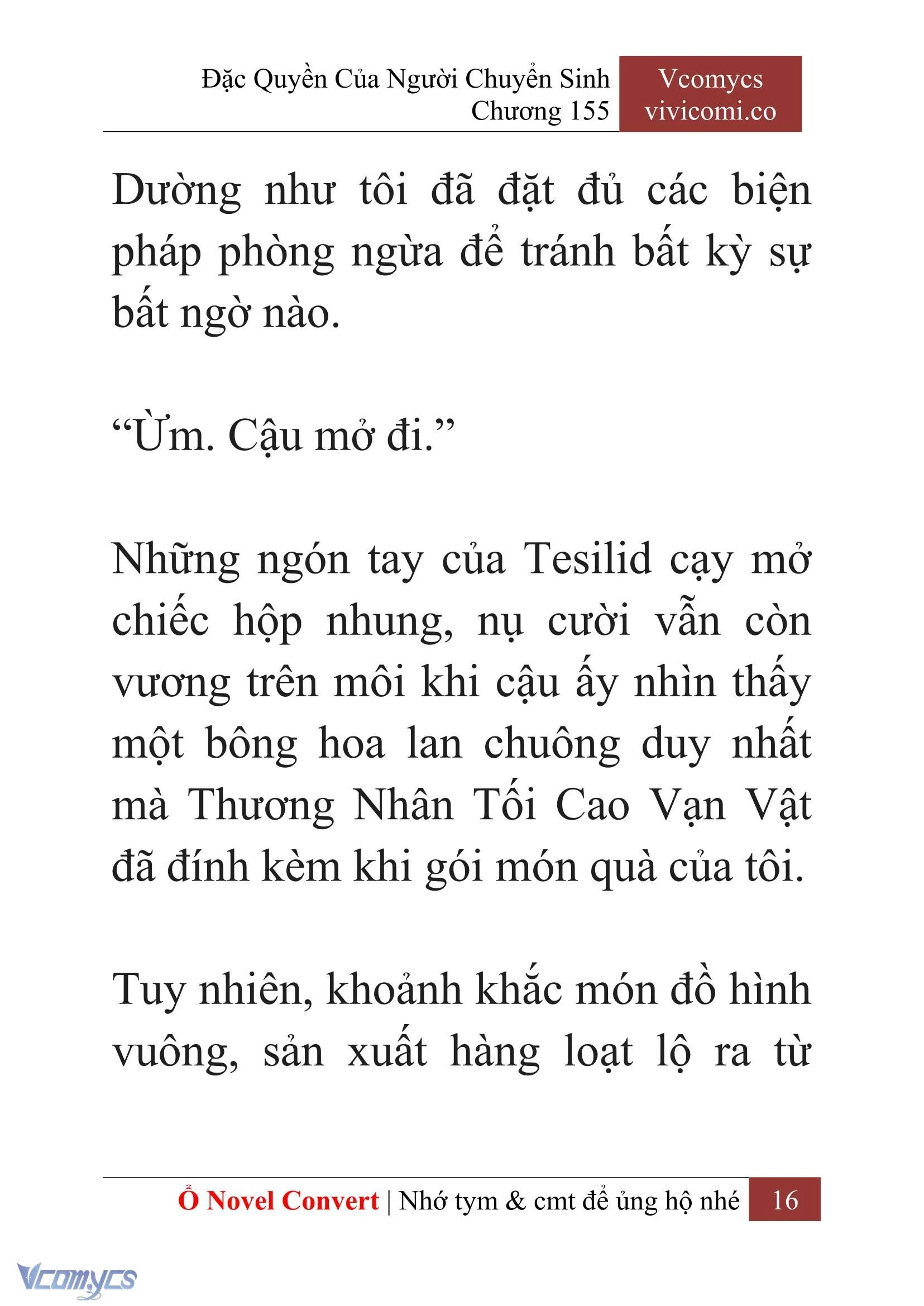 [Novel] Đặc Quyền Của Người Chuyển Sinh Chapter  155 - 18