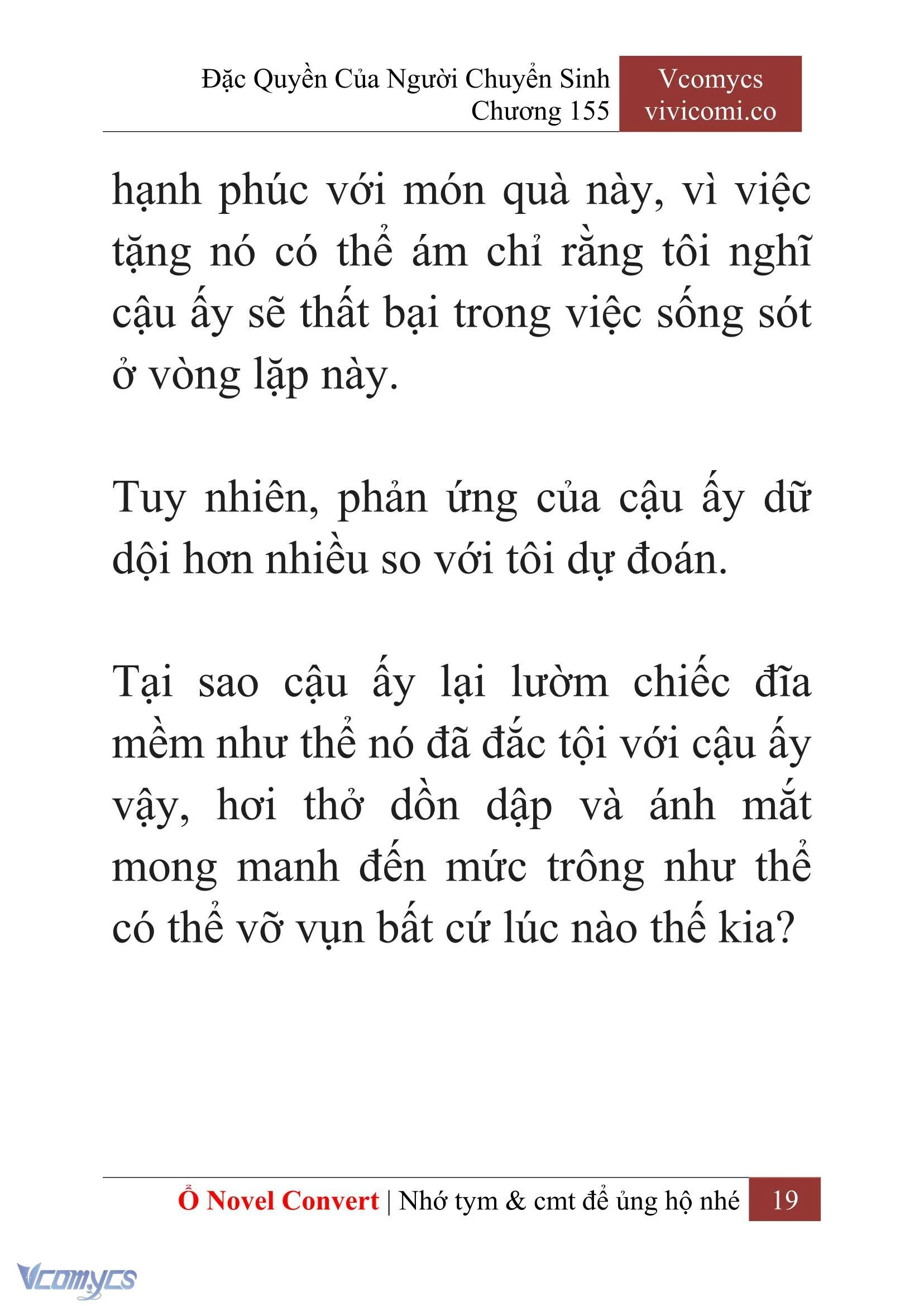 [Novel] Đặc Quyền Của Người Chuyển Sinh Chapter  155 - 21