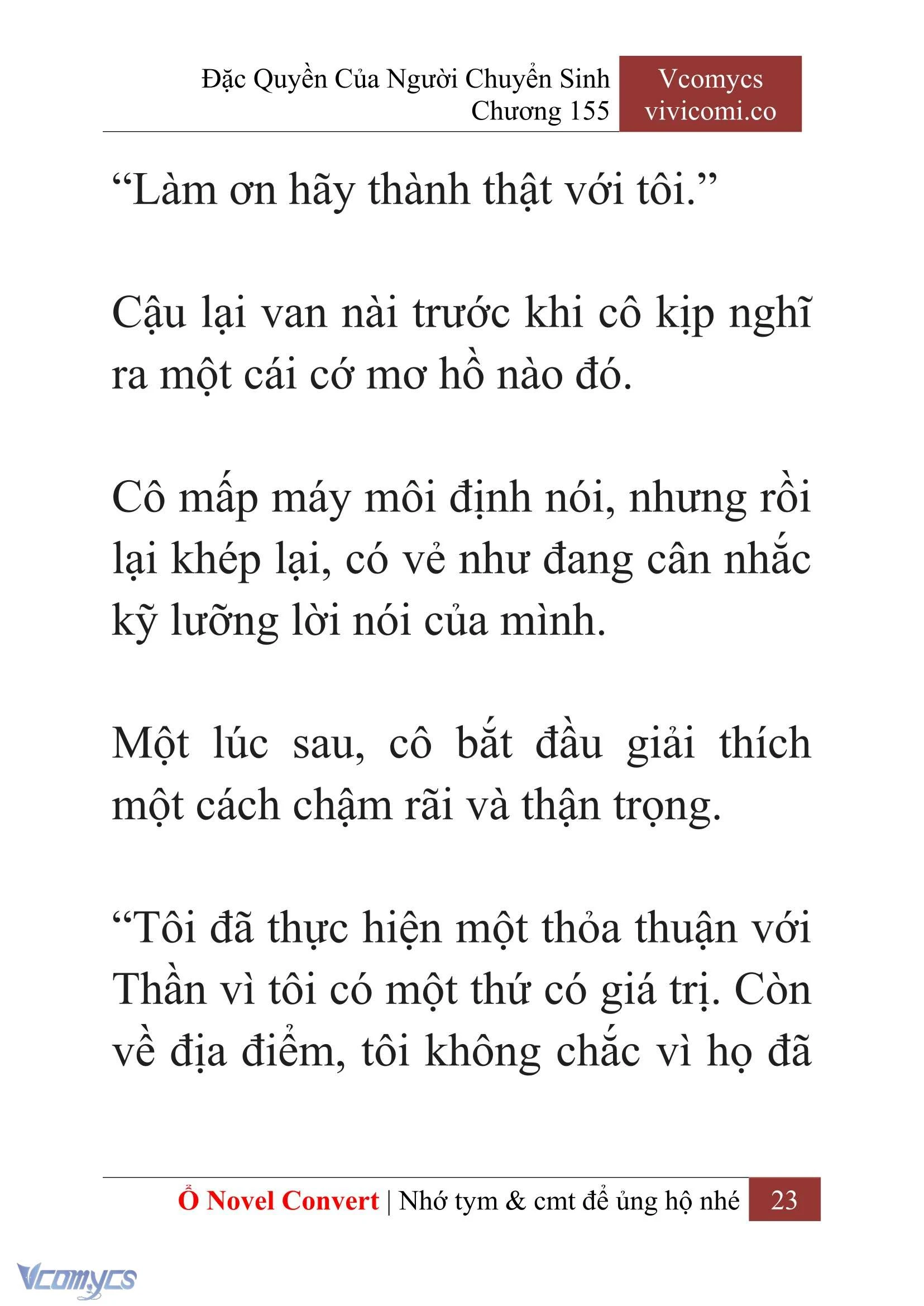 [Novel] Đặc Quyền Của Người Chuyển Sinh Chapter  155 - 25