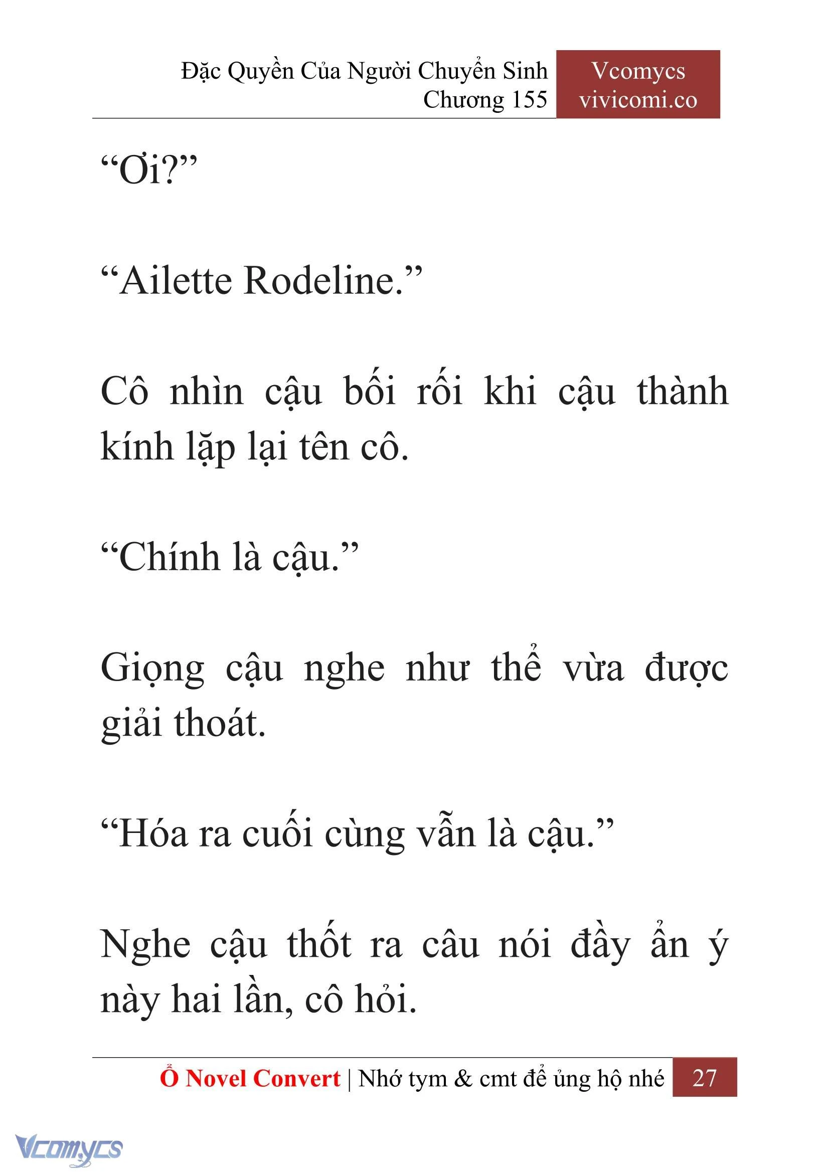 [Novel] Đặc Quyền Của Người Chuyển Sinh Chapter  155 - 29
