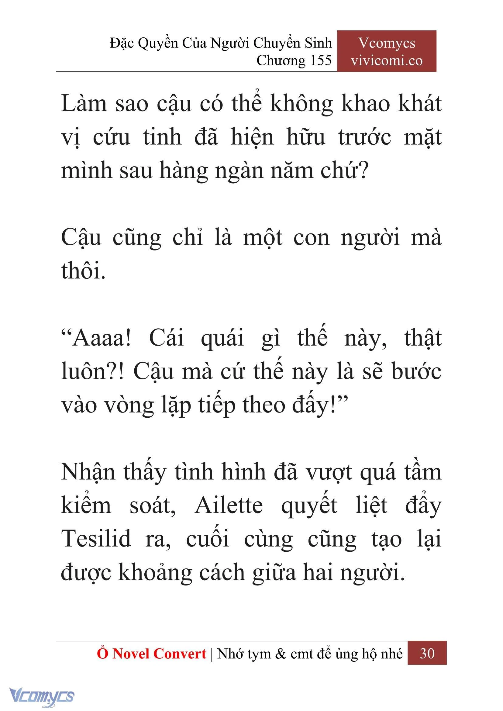 [Novel] Đặc Quyền Của Người Chuyển Sinh Chapter  155 - 32