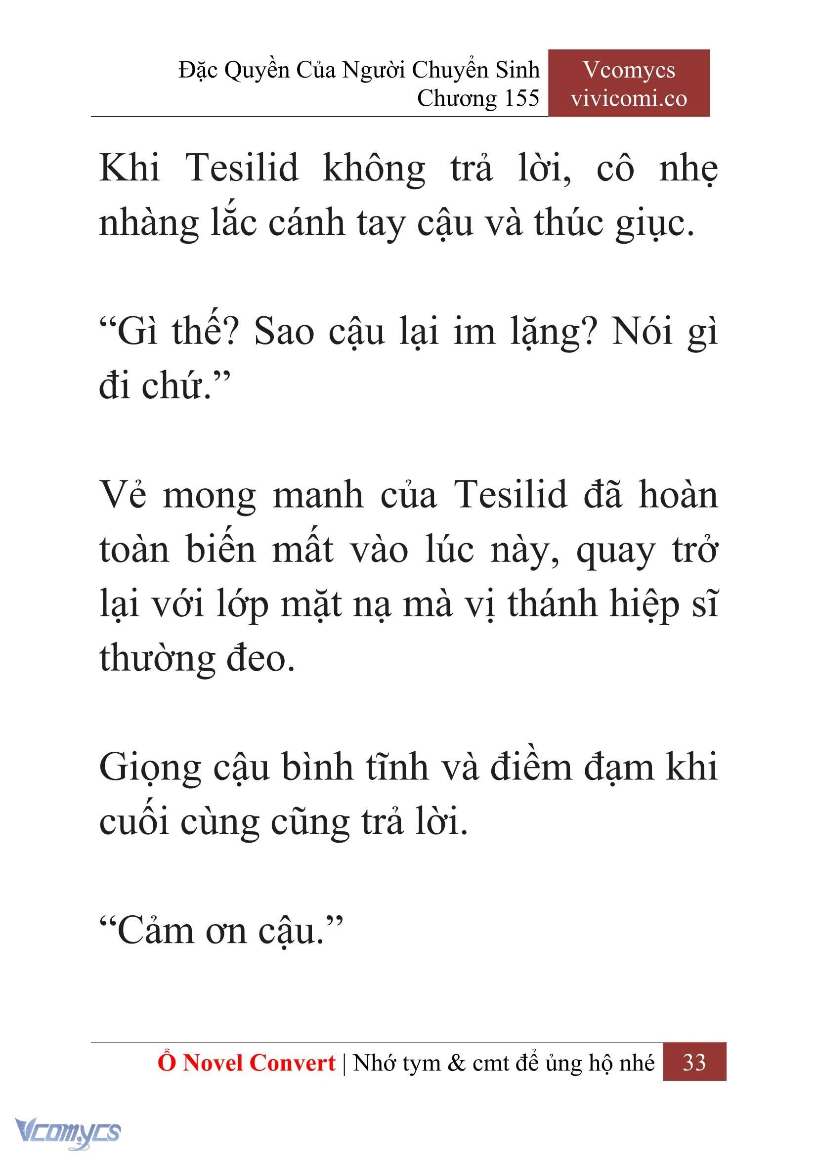 [Novel] Đặc Quyền Của Người Chuyển Sinh Chapter  155 - 35