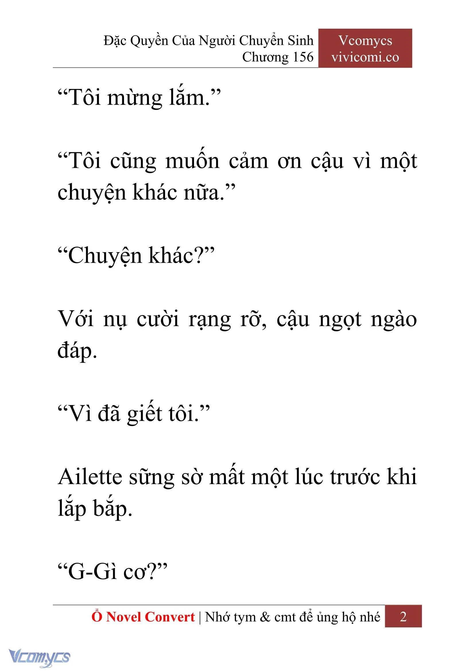 [Novel] Đặc Quyền Của Người Chuyển Sinh Chapter  156 - 4