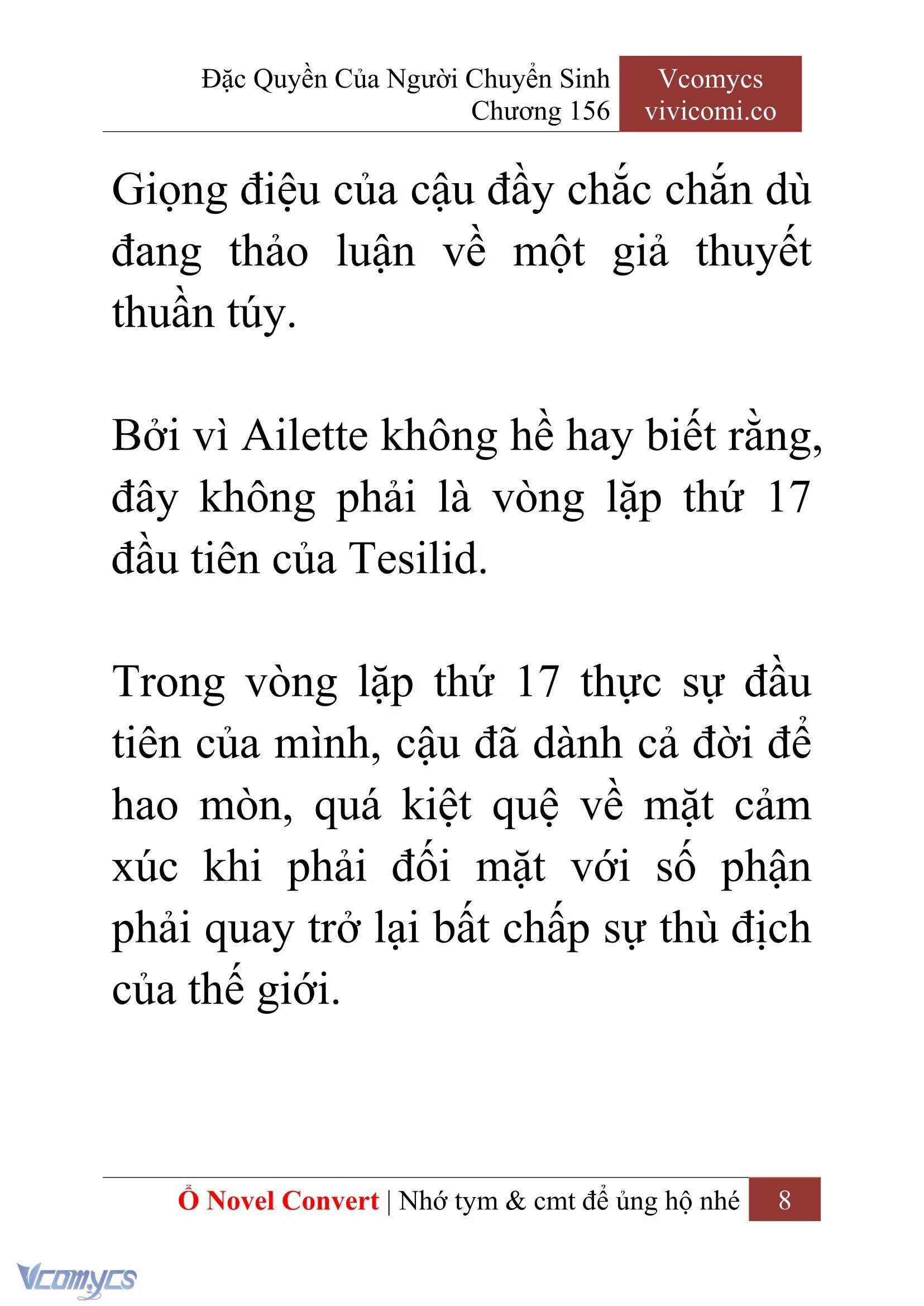 [Novel] Đặc Quyền Của Người Chuyển Sinh Chapter  156 - 10