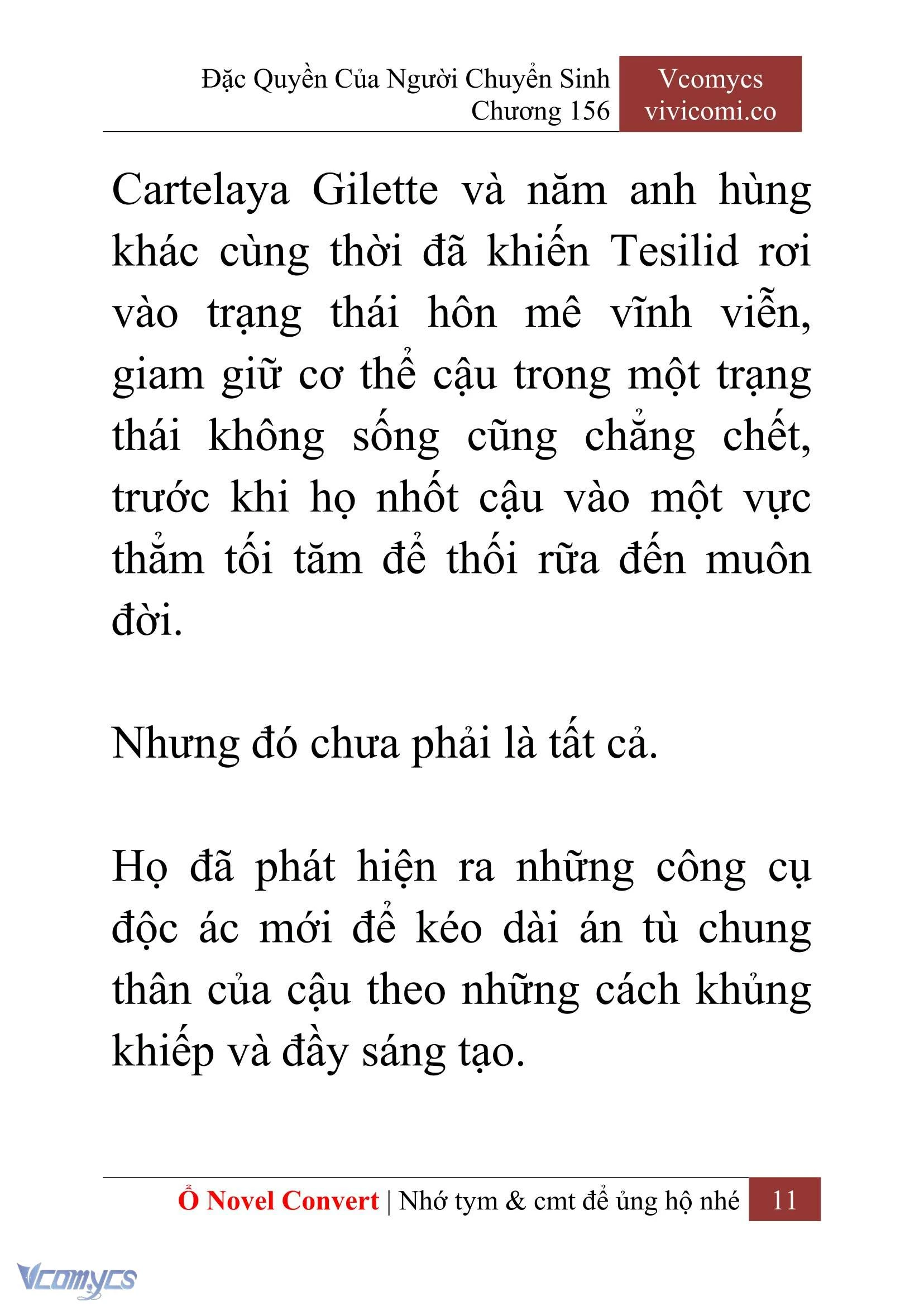 [Novel] Đặc Quyền Của Người Chuyển Sinh Chapter  156 - 13