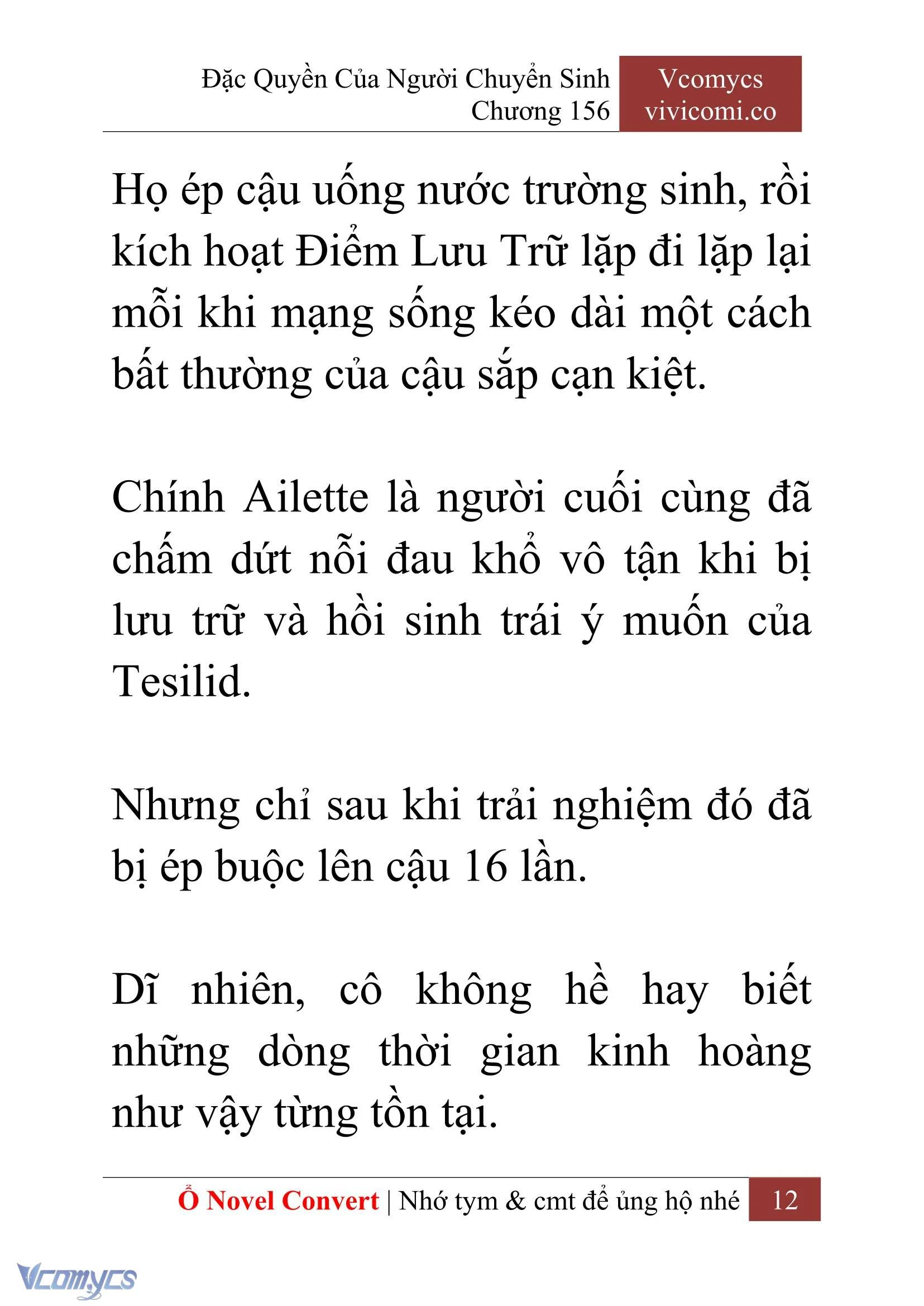 [Novel] Đặc Quyền Của Người Chuyển Sinh Chapter  156 - 14