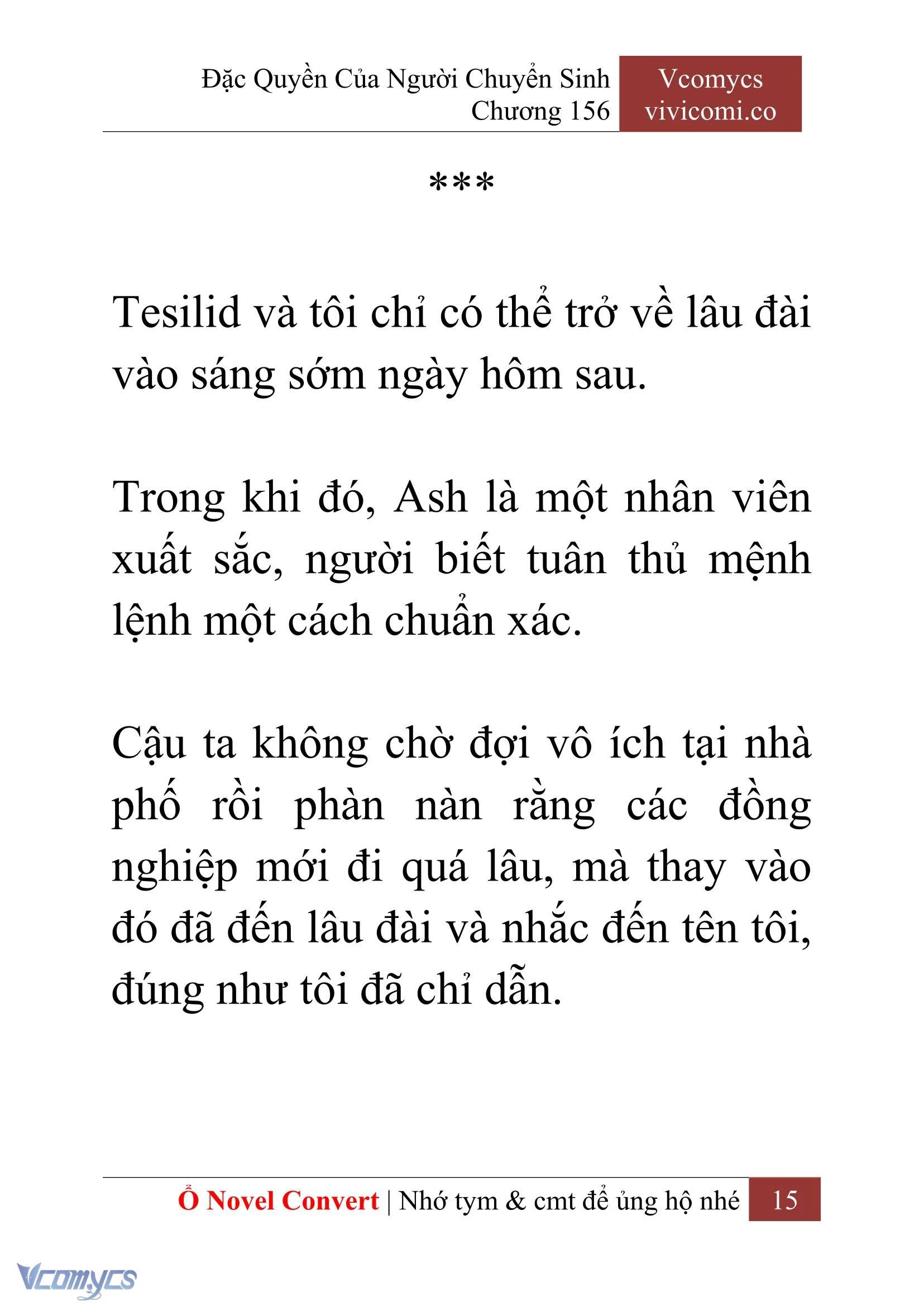 [Novel] Đặc Quyền Của Người Chuyển Sinh Chapter  156 - 17