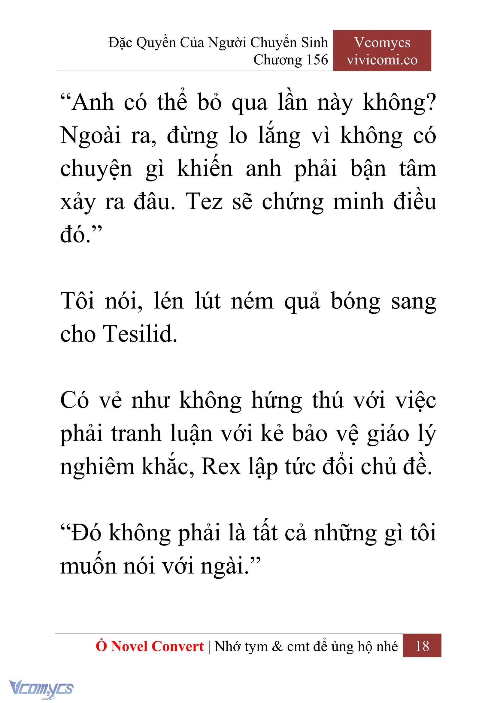 [Novel] Đặc Quyền Của Người Chuyển Sinh Chapter  156 - 20