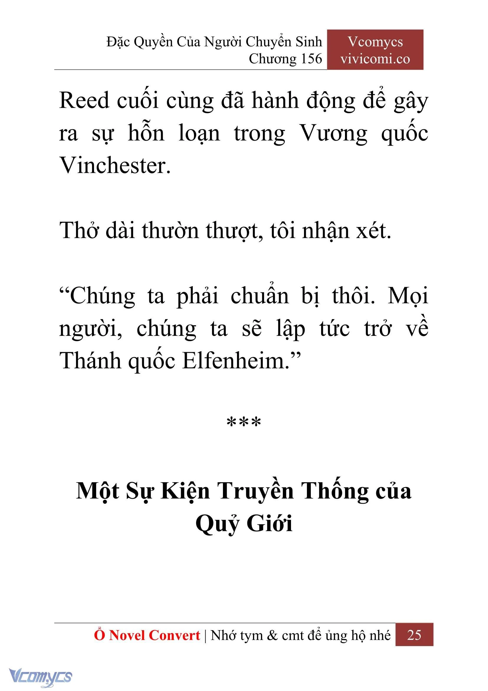 [Novel] Đặc Quyền Của Người Chuyển Sinh Chapter  156 - 27