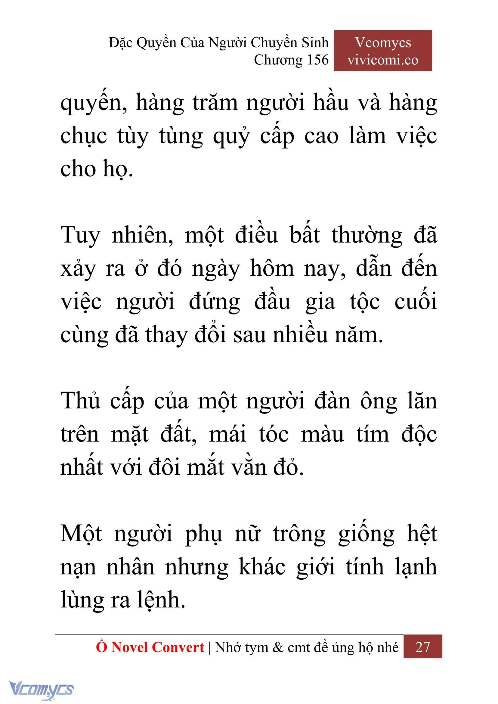 [Novel] Đặc Quyền Của Người Chuyển Sinh Chapter  156 - 29