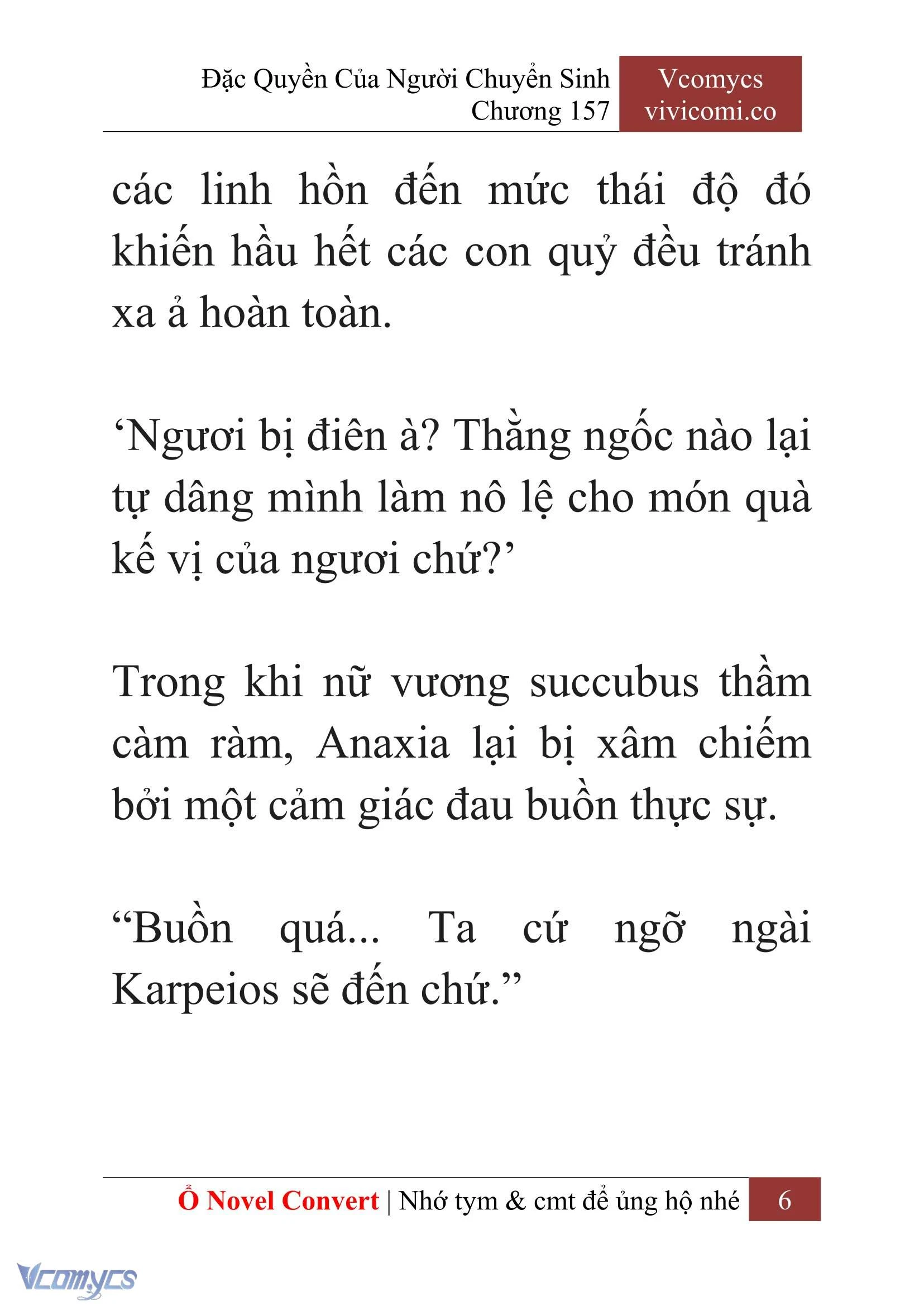 [Novel] Đặc Quyền Của Người Chuyển Sinh Chapter  157 - 8