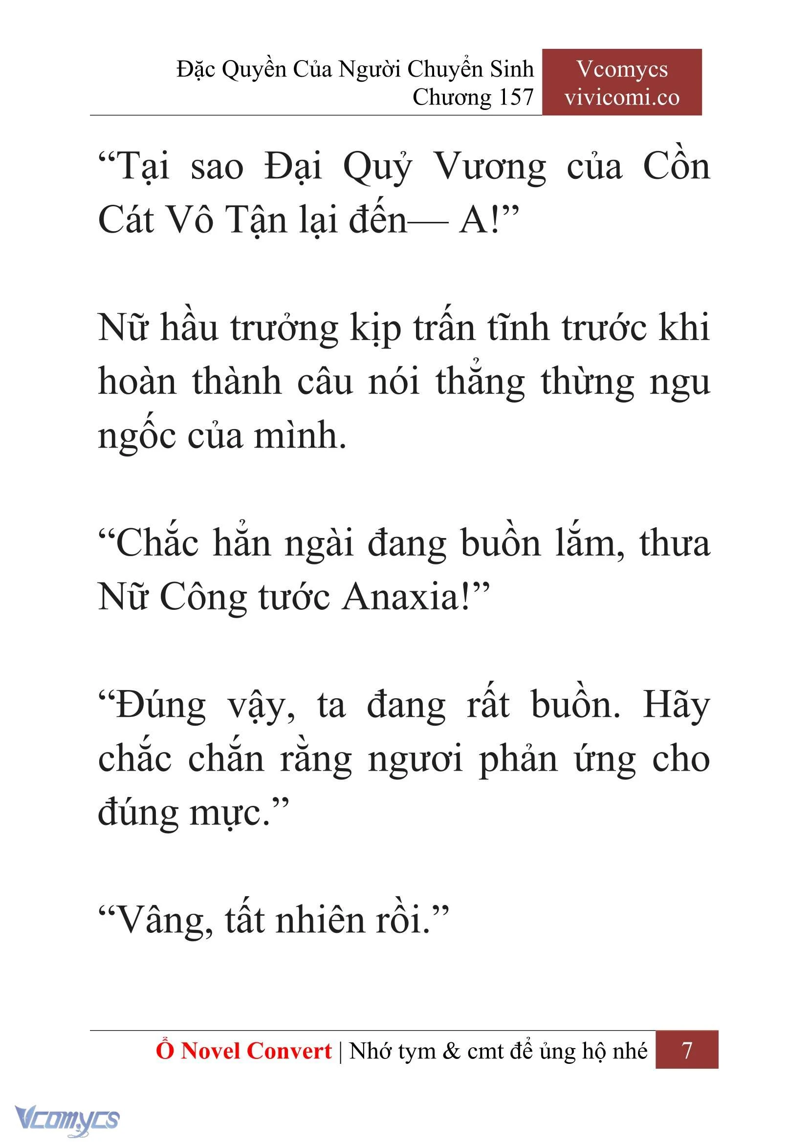 [Novel] Đặc Quyền Của Người Chuyển Sinh Chapter  157 - 9