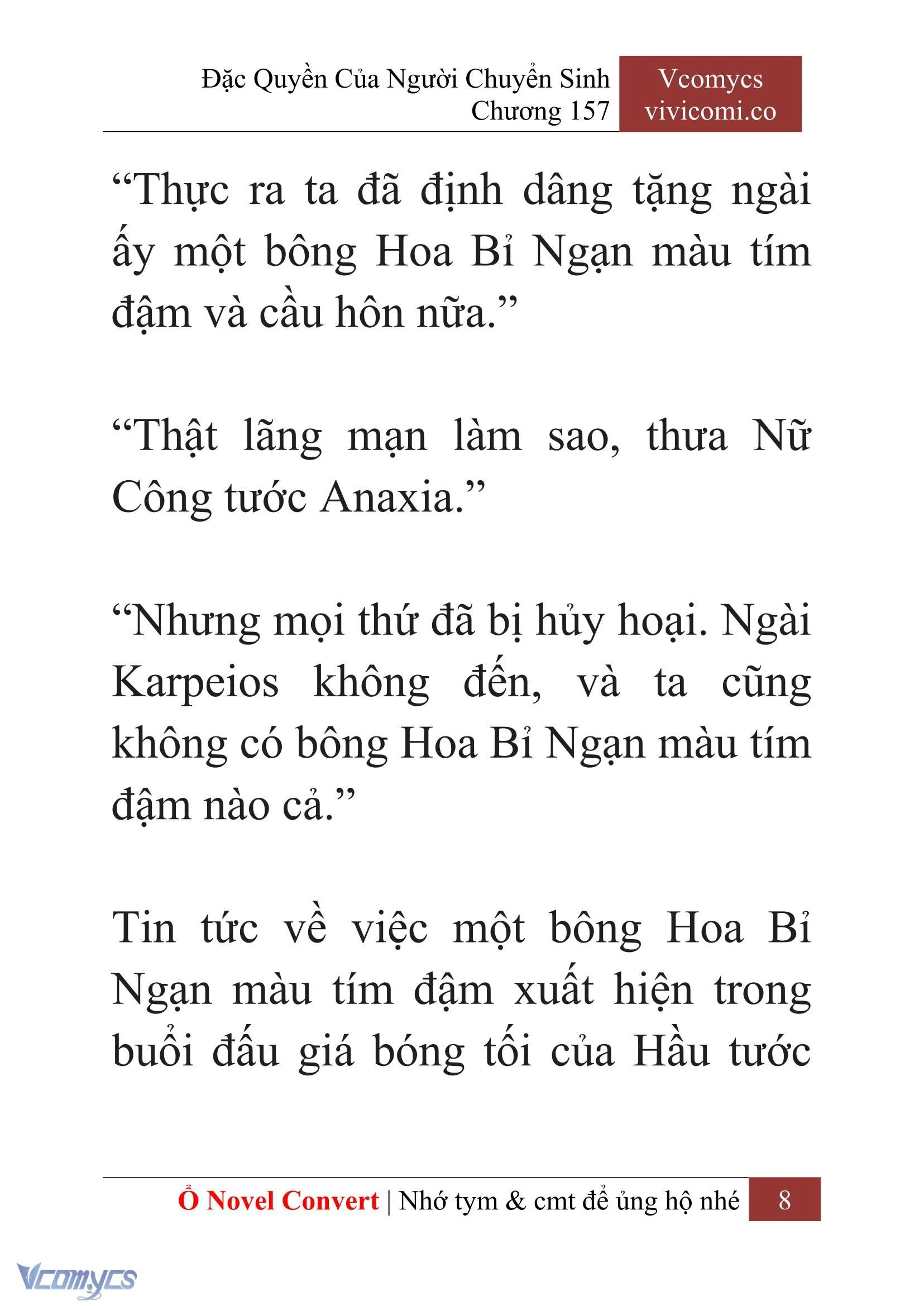 [Novel] Đặc Quyền Của Người Chuyển Sinh Chapter  157 - 10