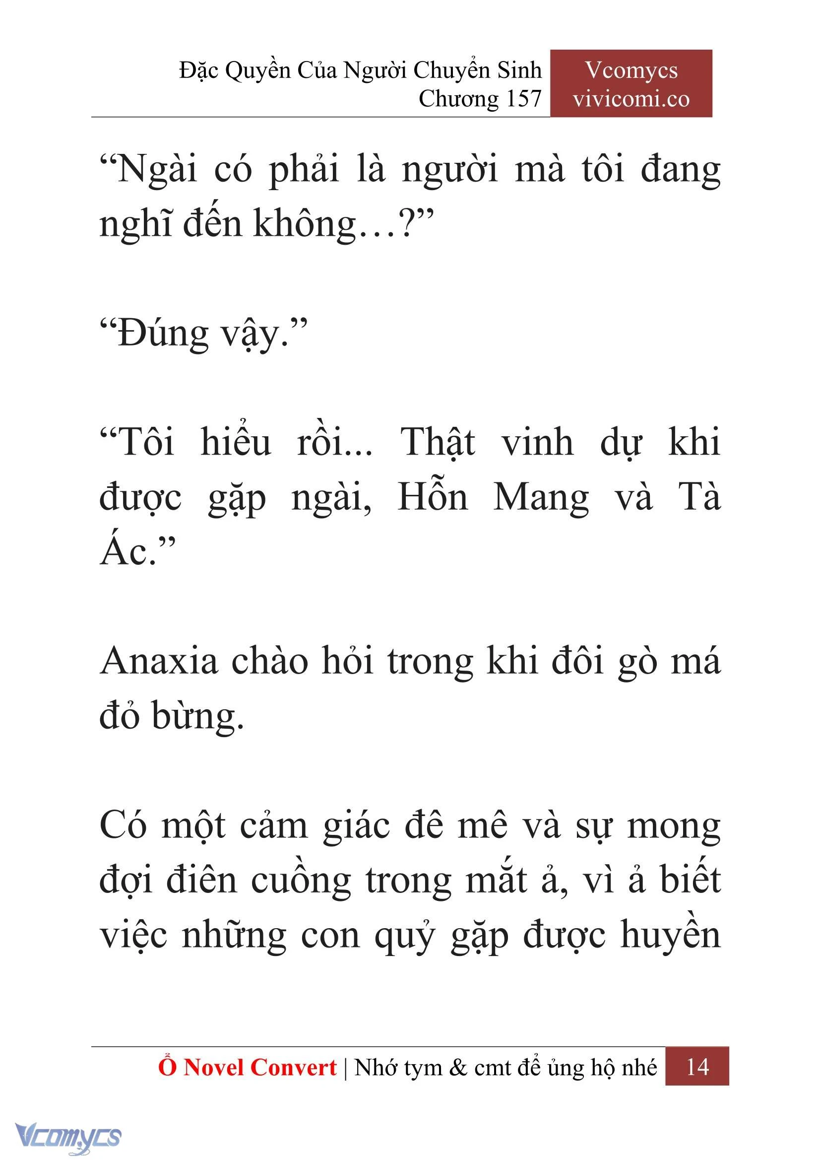 [Novel] Đặc Quyền Của Người Chuyển Sinh Chapter  157 - 16