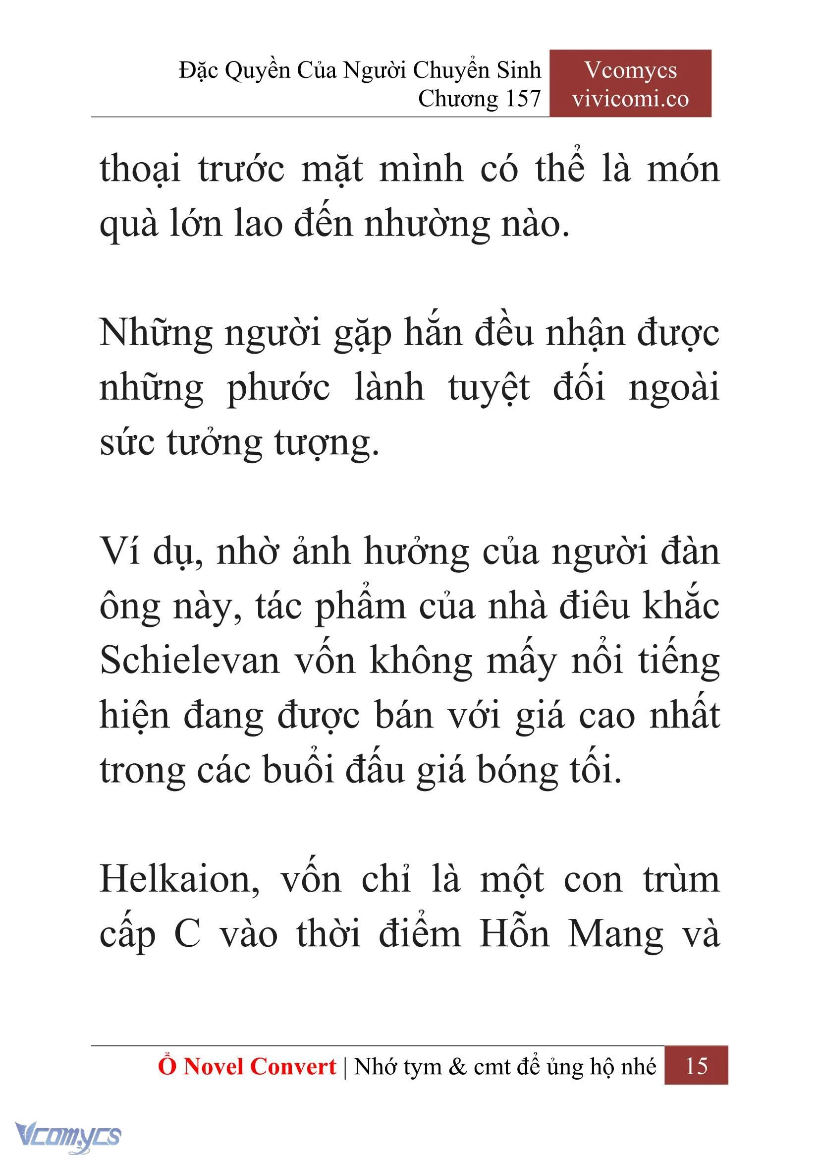 [Novel] Đặc Quyền Của Người Chuyển Sinh Chapter  157 - 17