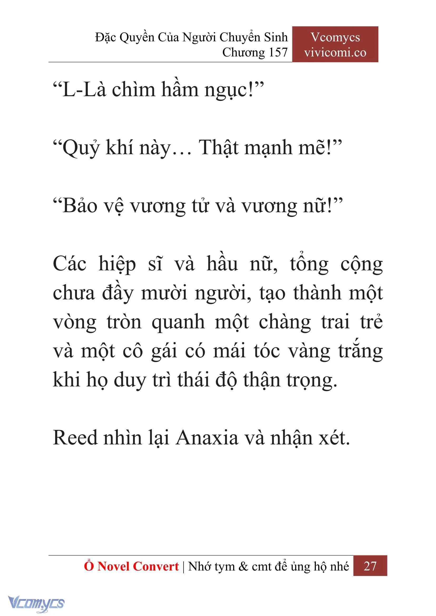 [Novel] Đặc Quyền Của Người Chuyển Sinh Chapter  157 - 29