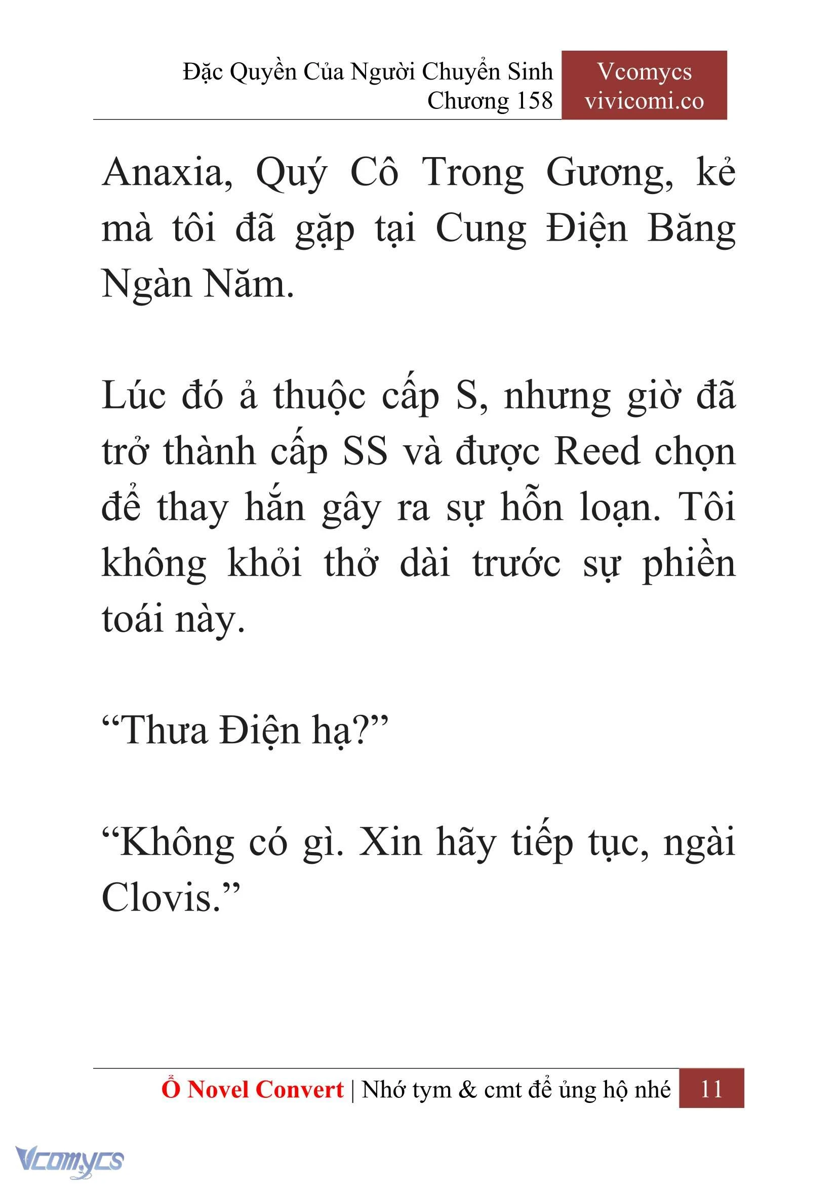 [Novel] Đặc Quyền Của Người Chuyển Sinh Chapter  158 - 13