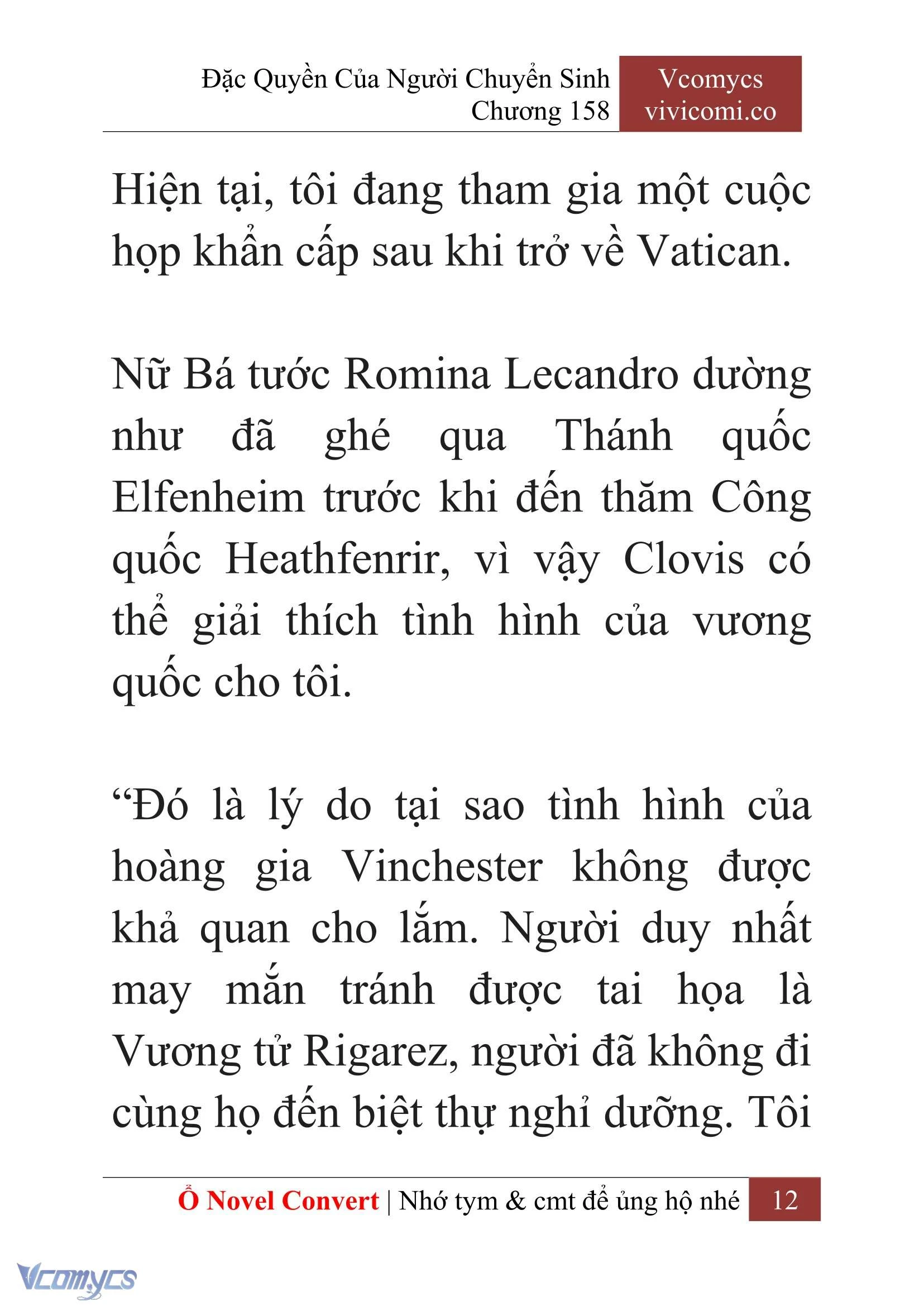 [Novel] Đặc Quyền Của Người Chuyển Sinh Chapter  158 - 14