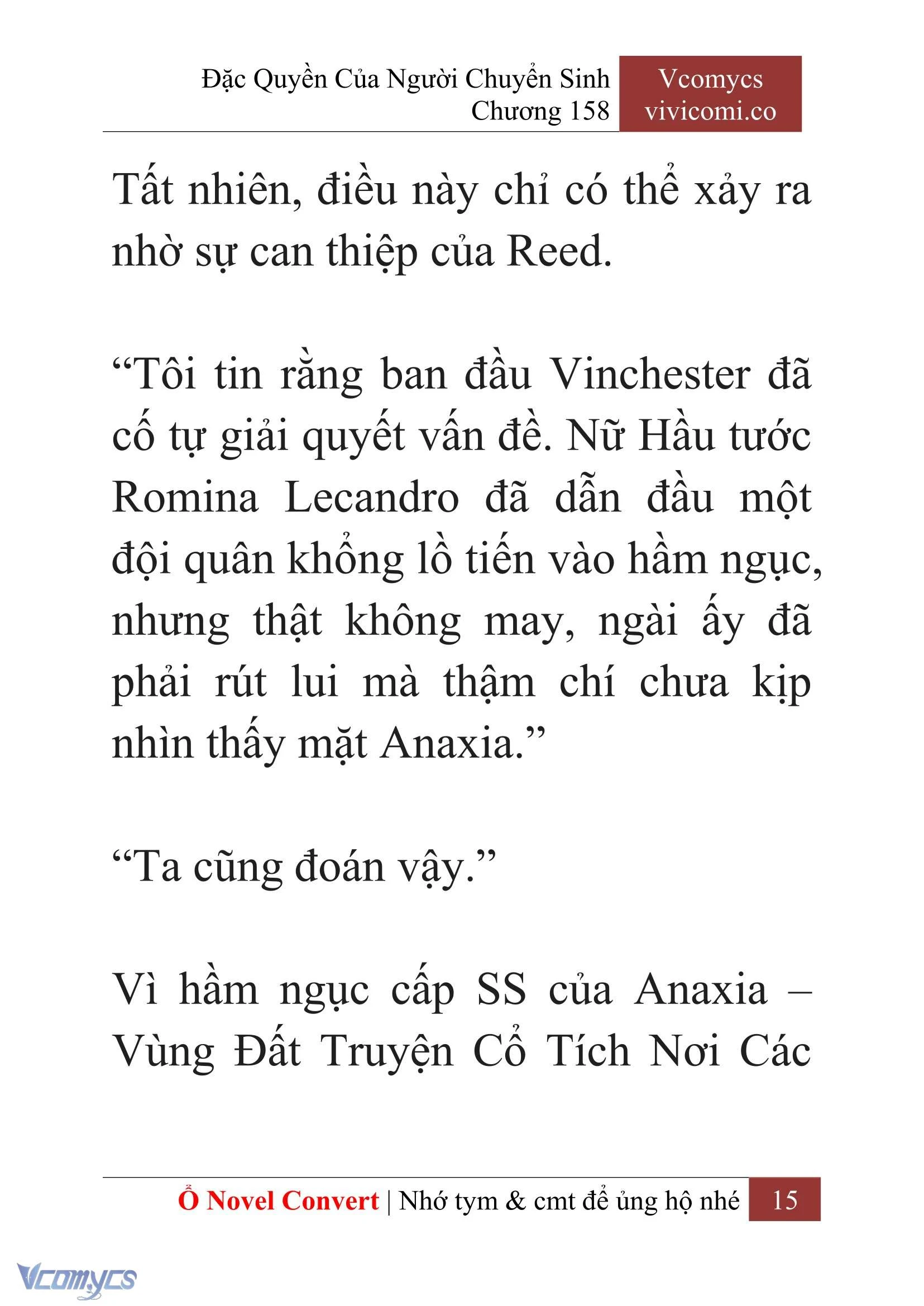 [Novel] Đặc Quyền Của Người Chuyển Sinh Chapter  158 - 17