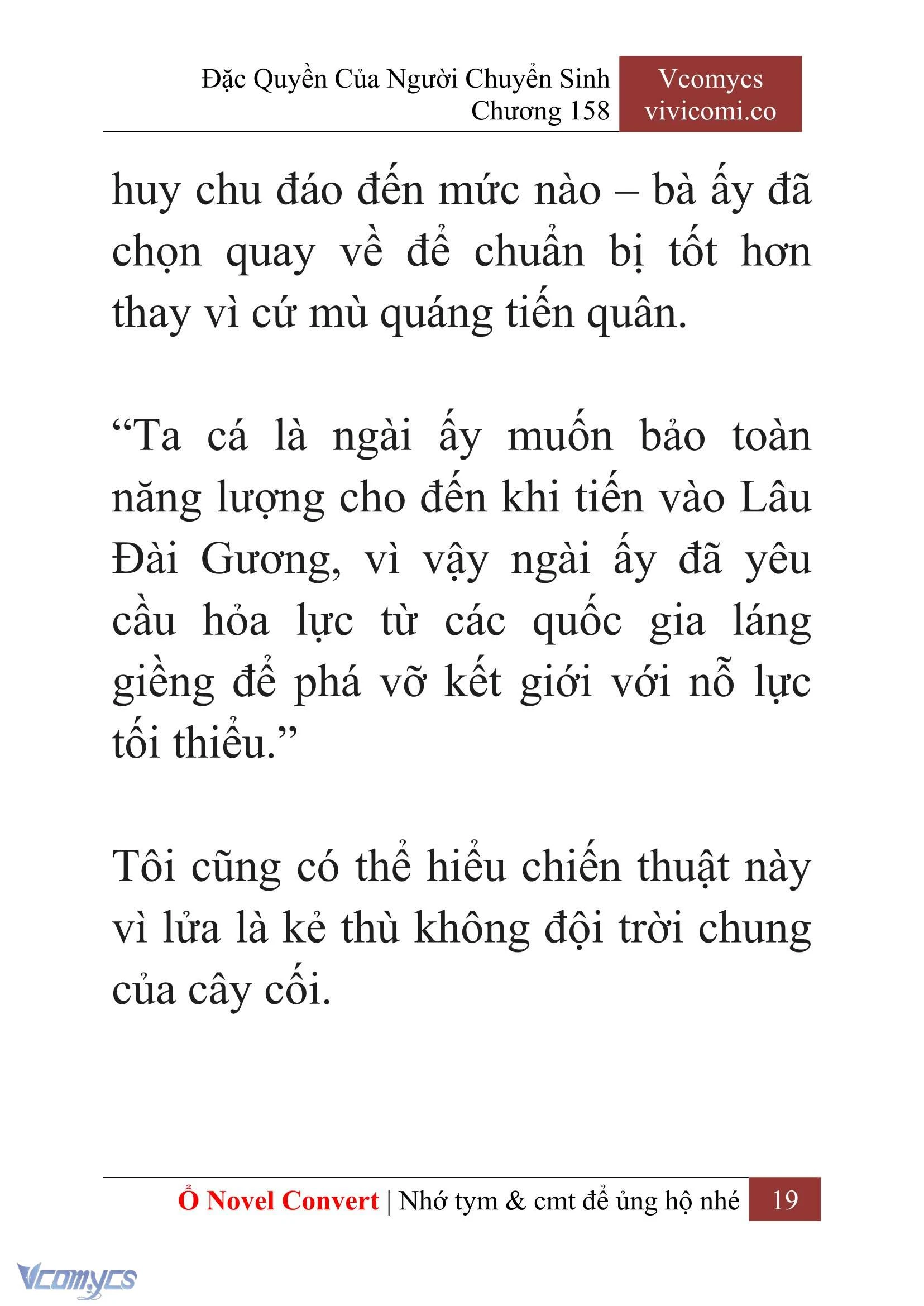 [Novel] Đặc Quyền Của Người Chuyển Sinh Chapter  158 - 21