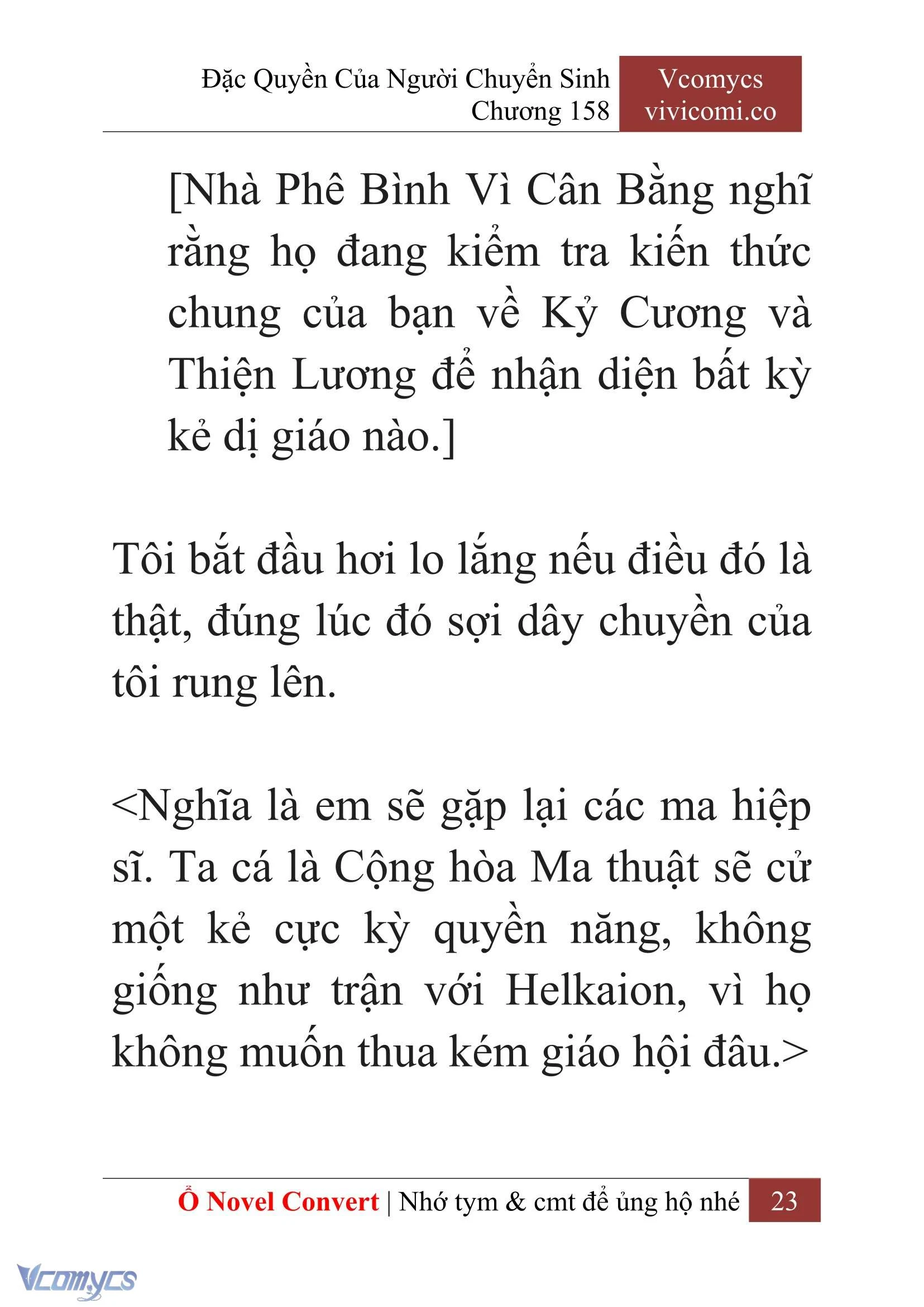 [Novel] Đặc Quyền Của Người Chuyển Sinh Chapter  158 - 25