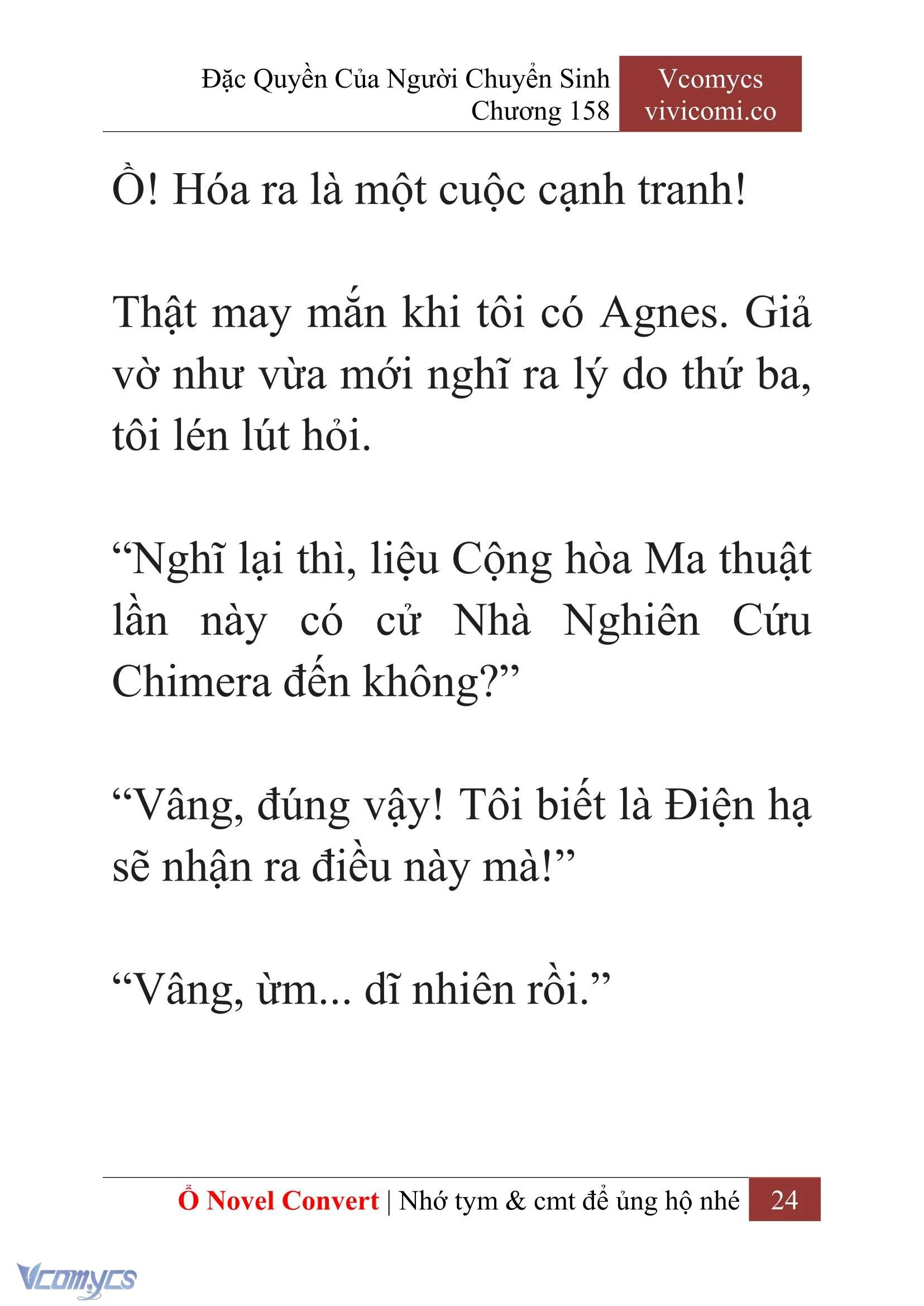 [Novel] Đặc Quyền Của Người Chuyển Sinh Chapter  158 - 26