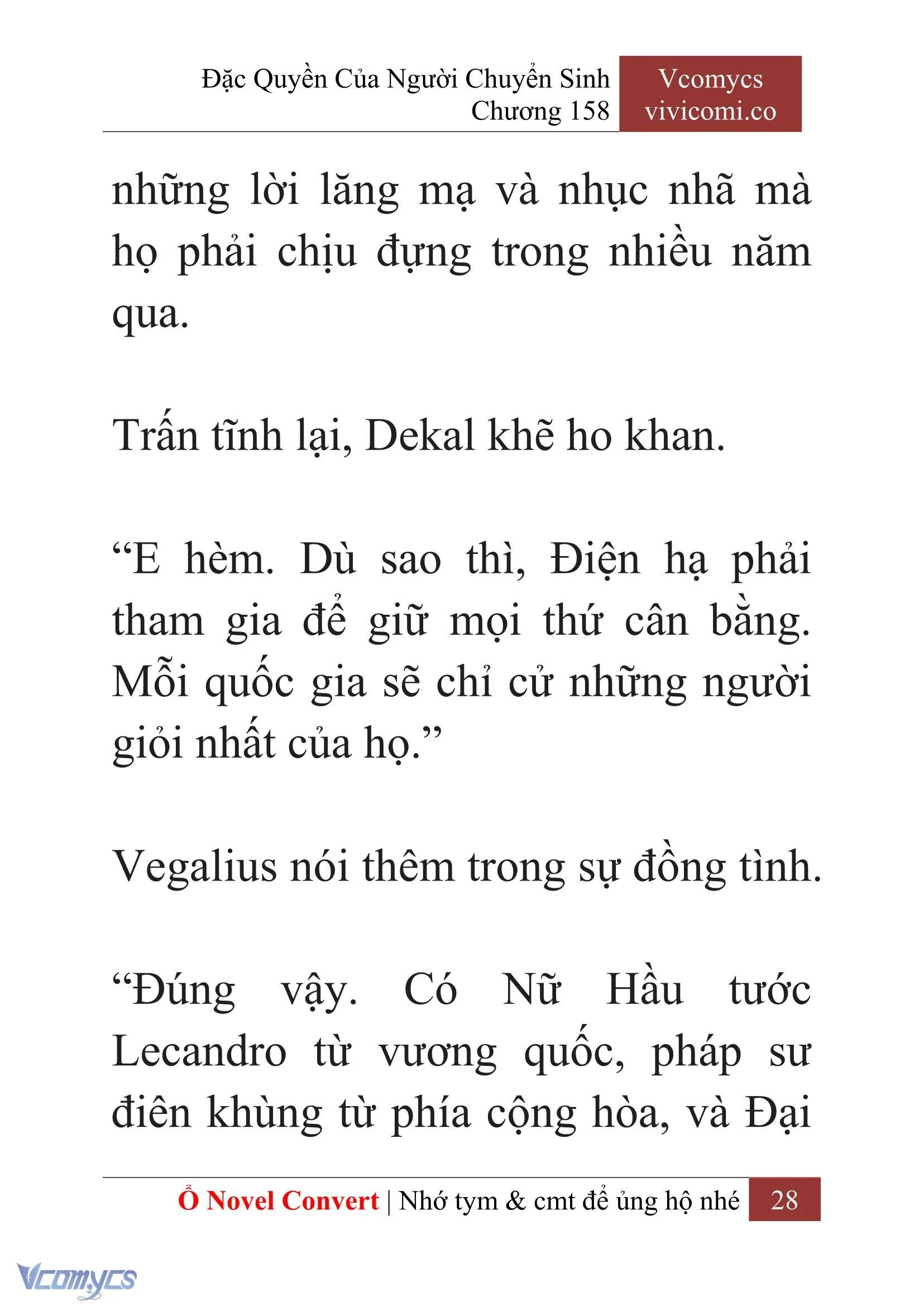 [Novel] Đặc Quyền Của Người Chuyển Sinh Chapter  158 - 30