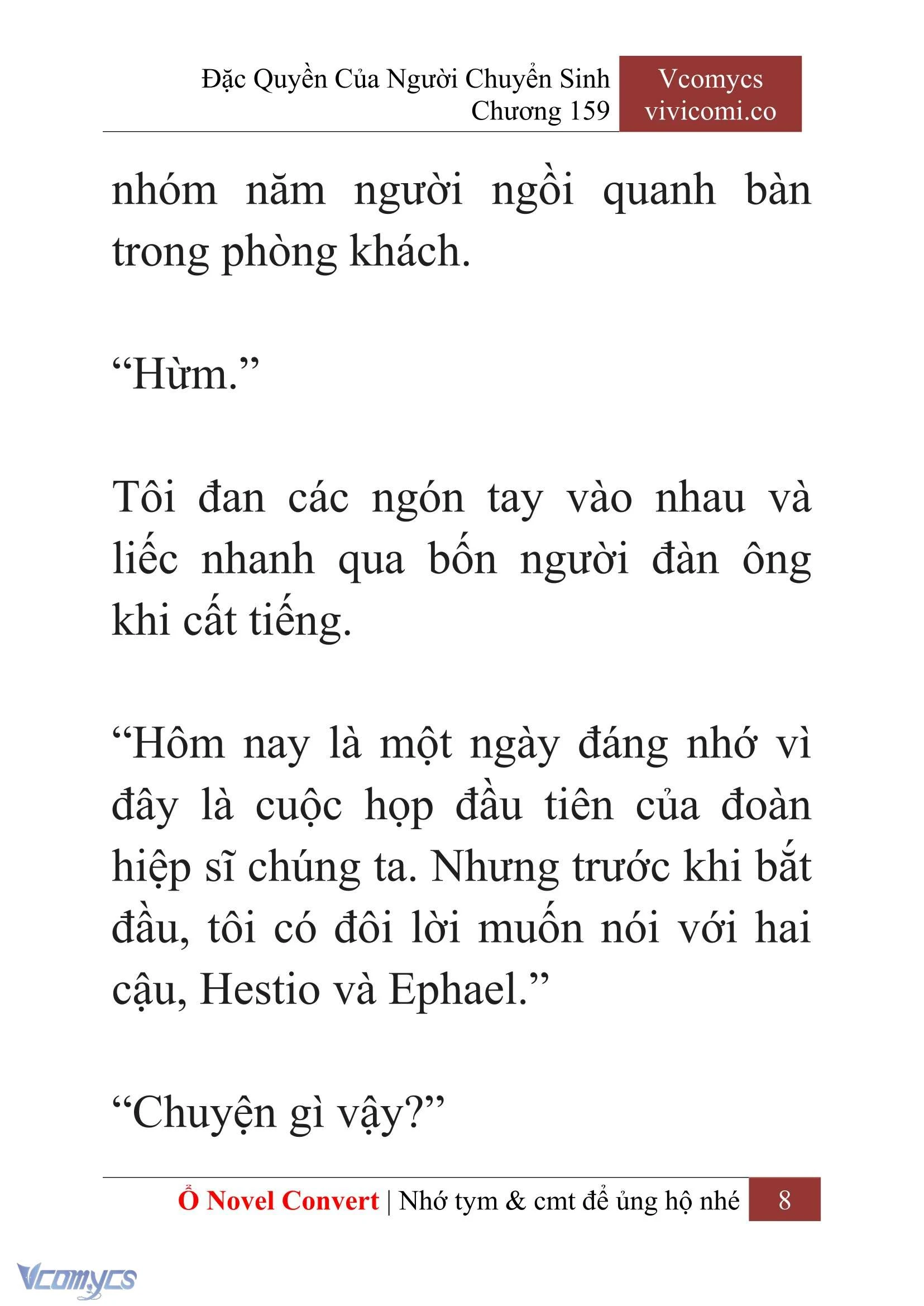 [Novel] Đặc Quyền Của Người Chuyển Sinh Chapter  159 - 10