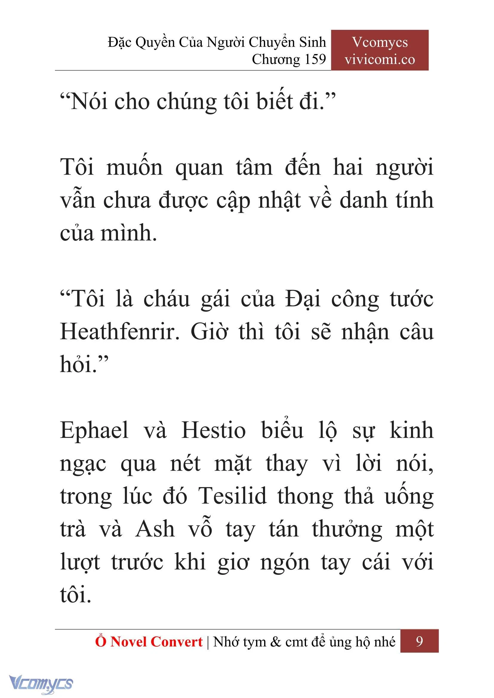 [Novel] Đặc Quyền Của Người Chuyển Sinh Chapter  159 - 11