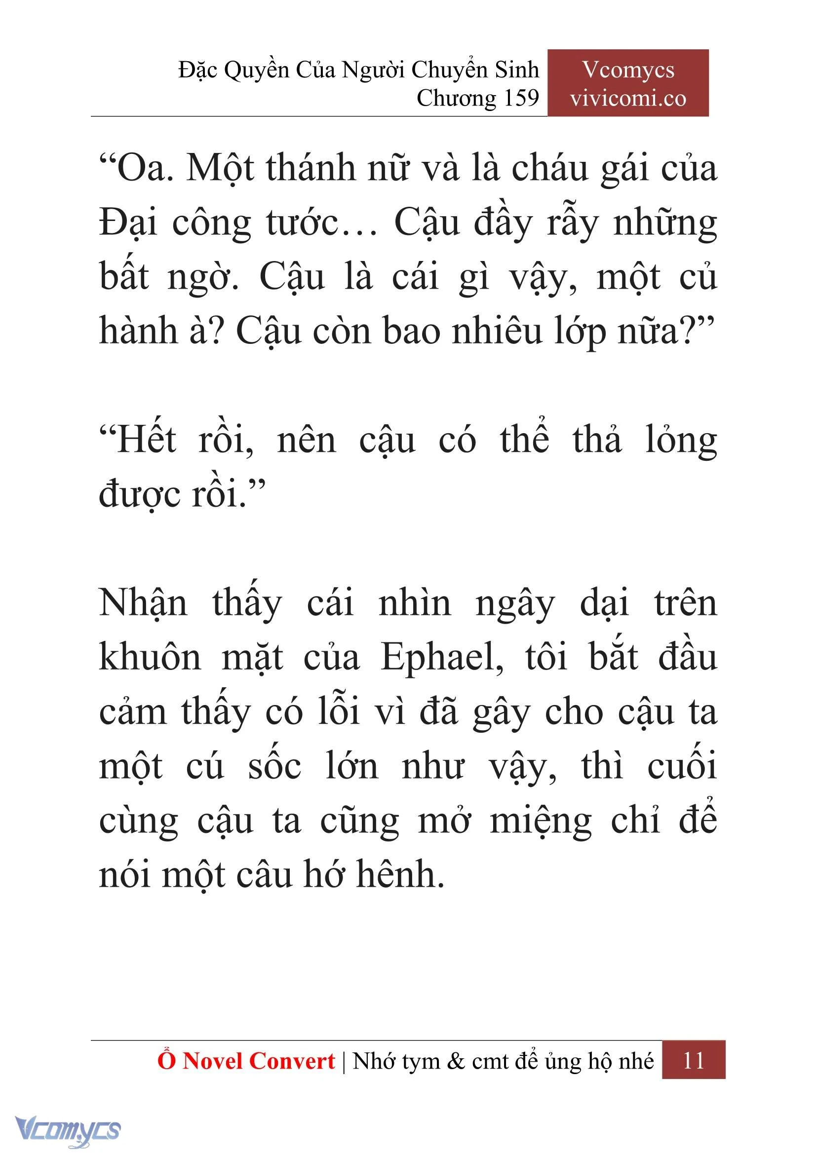 [Novel] Đặc Quyền Của Người Chuyển Sinh Chapter  159 - 13