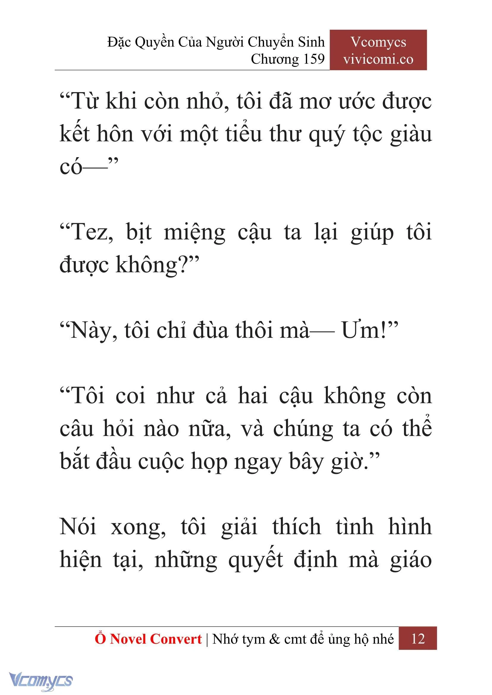 [Novel] Đặc Quyền Của Người Chuyển Sinh Chapter  159 - 14