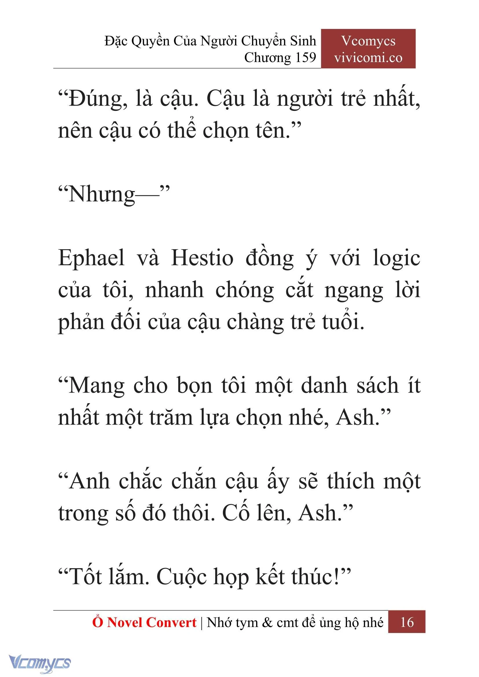 [Novel] Đặc Quyền Của Người Chuyển Sinh Chapter  159 - 18