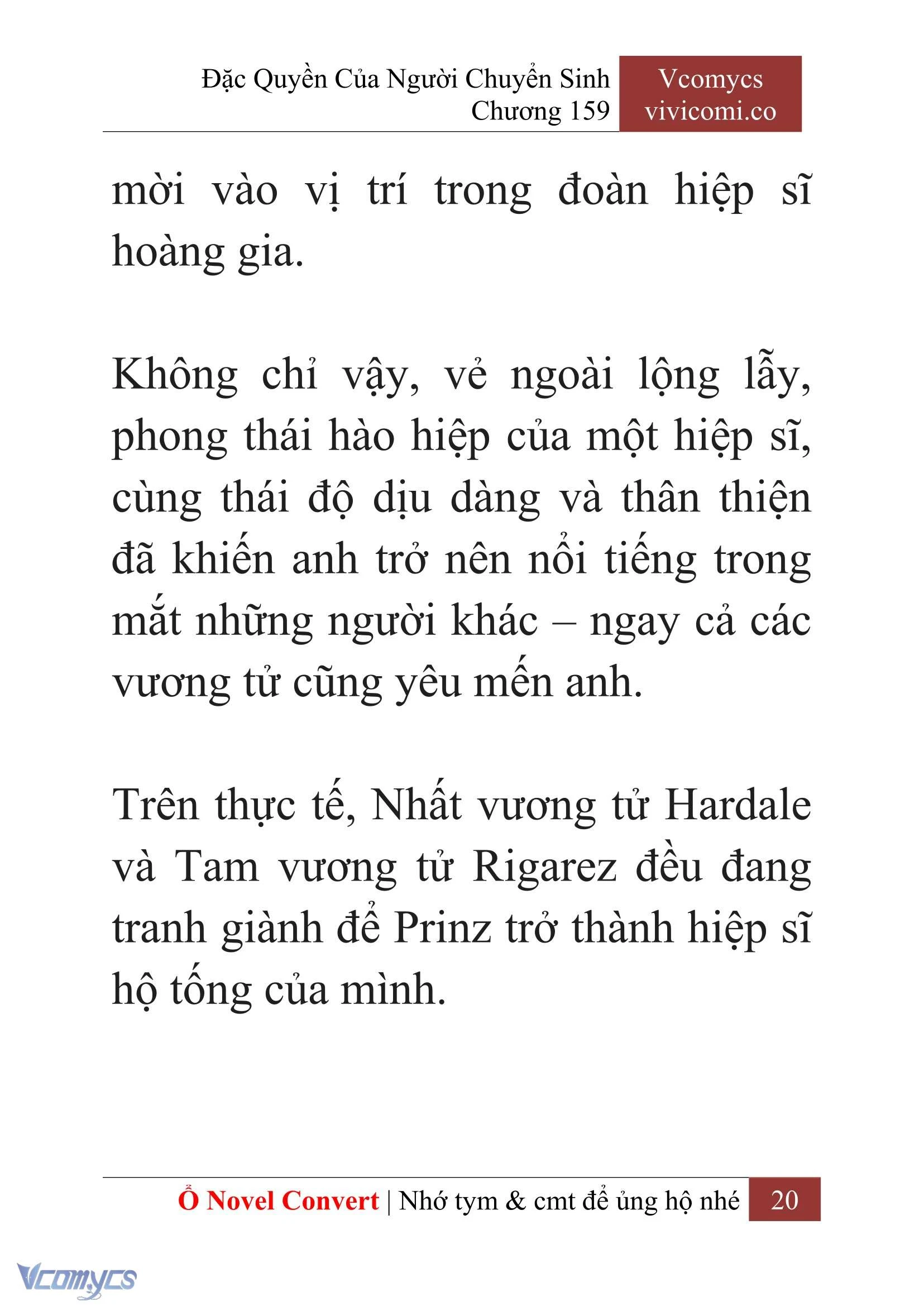 [Novel] Đặc Quyền Của Người Chuyển Sinh Chapter  159 - 22