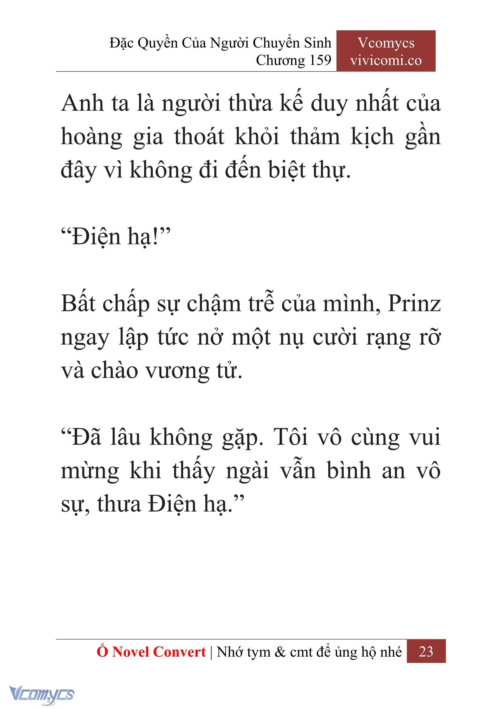 [Novel] Đặc Quyền Của Người Chuyển Sinh Chapter  159 - 25