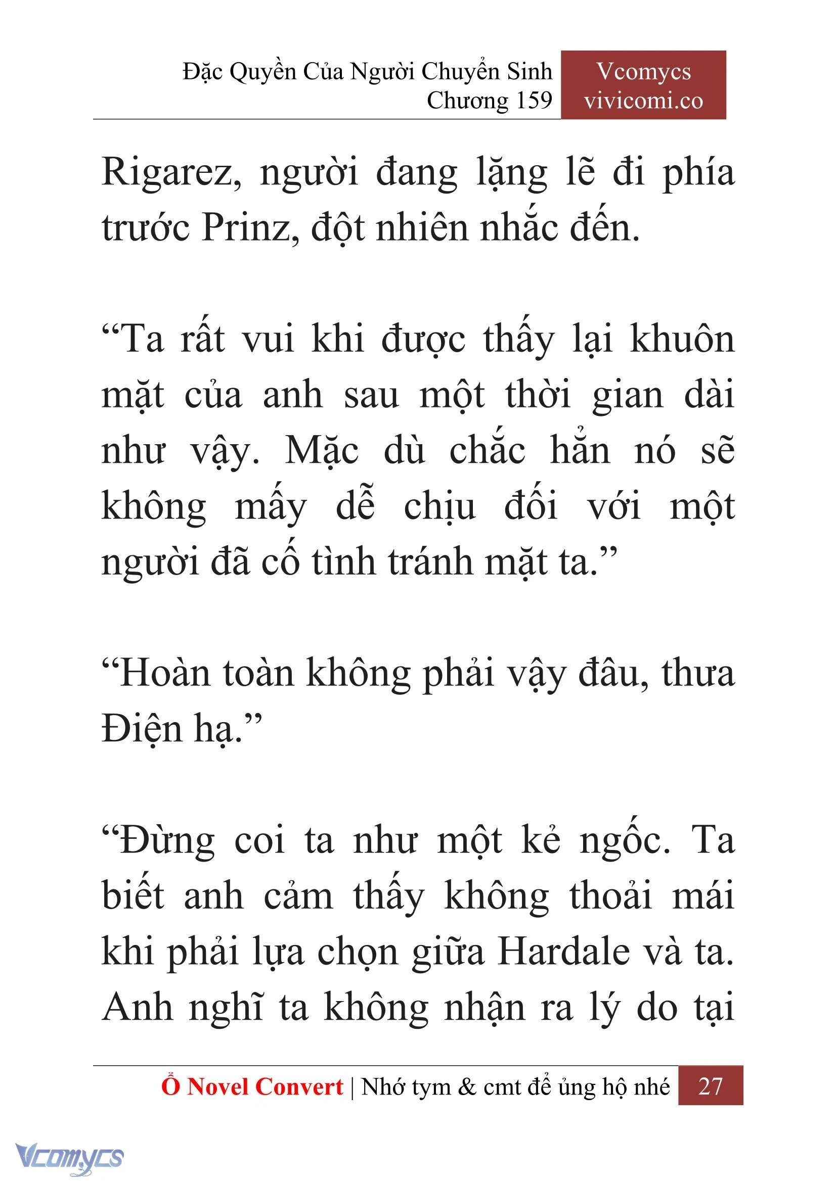 [Novel] Đặc Quyền Của Người Chuyển Sinh Chapter  159 - 29