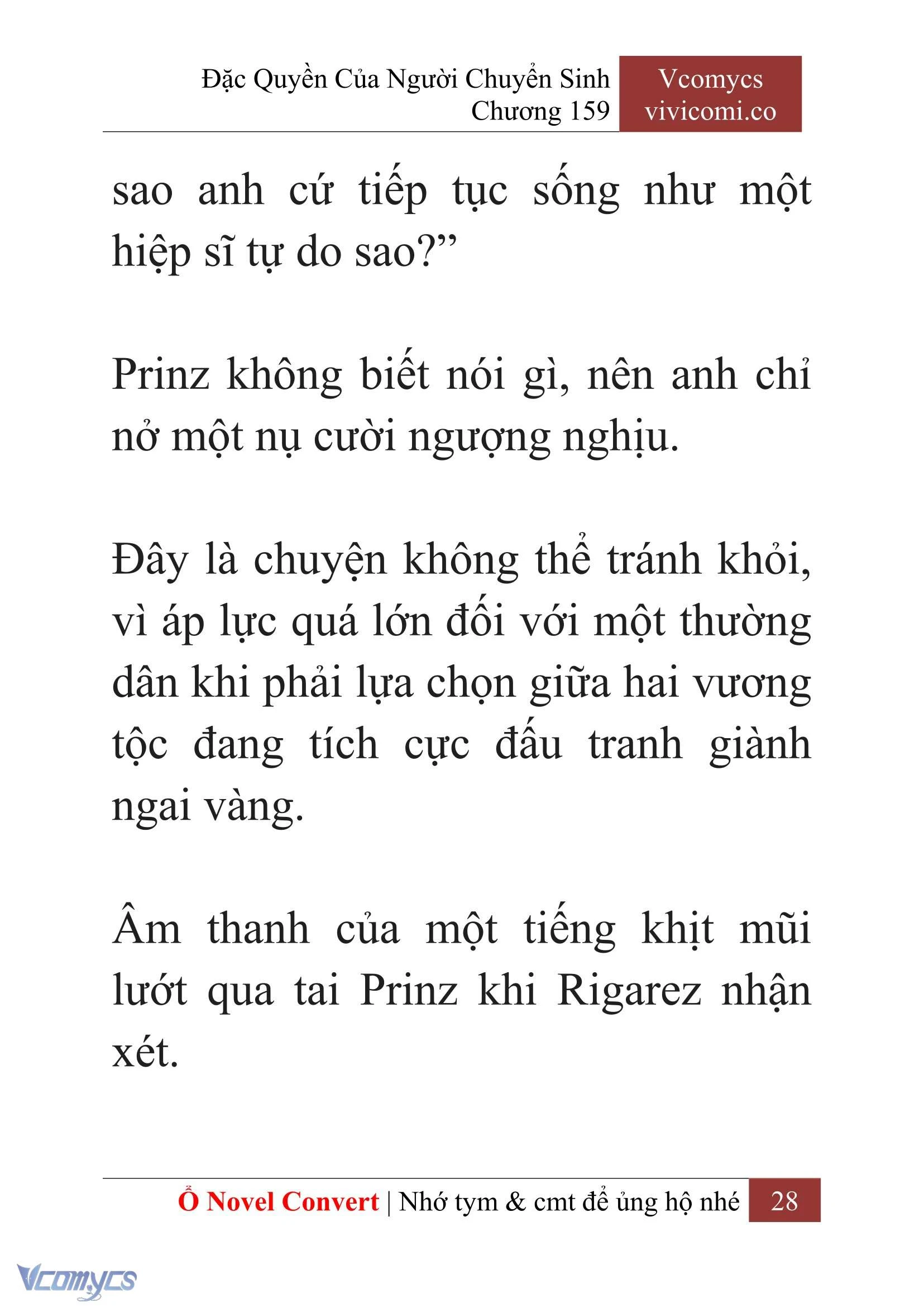 [Novel] Đặc Quyền Của Người Chuyển Sinh Chapter  159 - 30