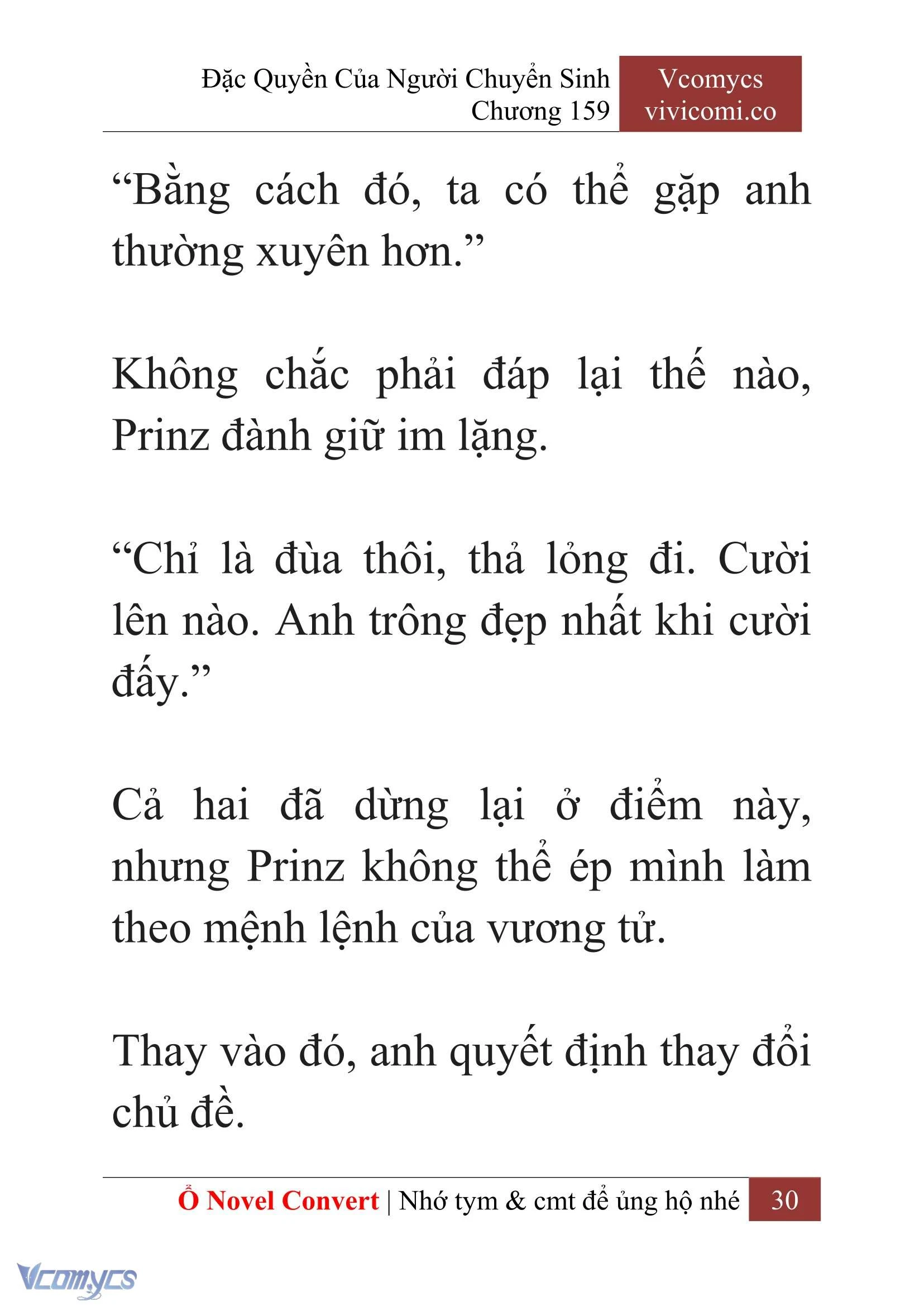 [Novel] Đặc Quyền Của Người Chuyển Sinh Chapter  159 - 32