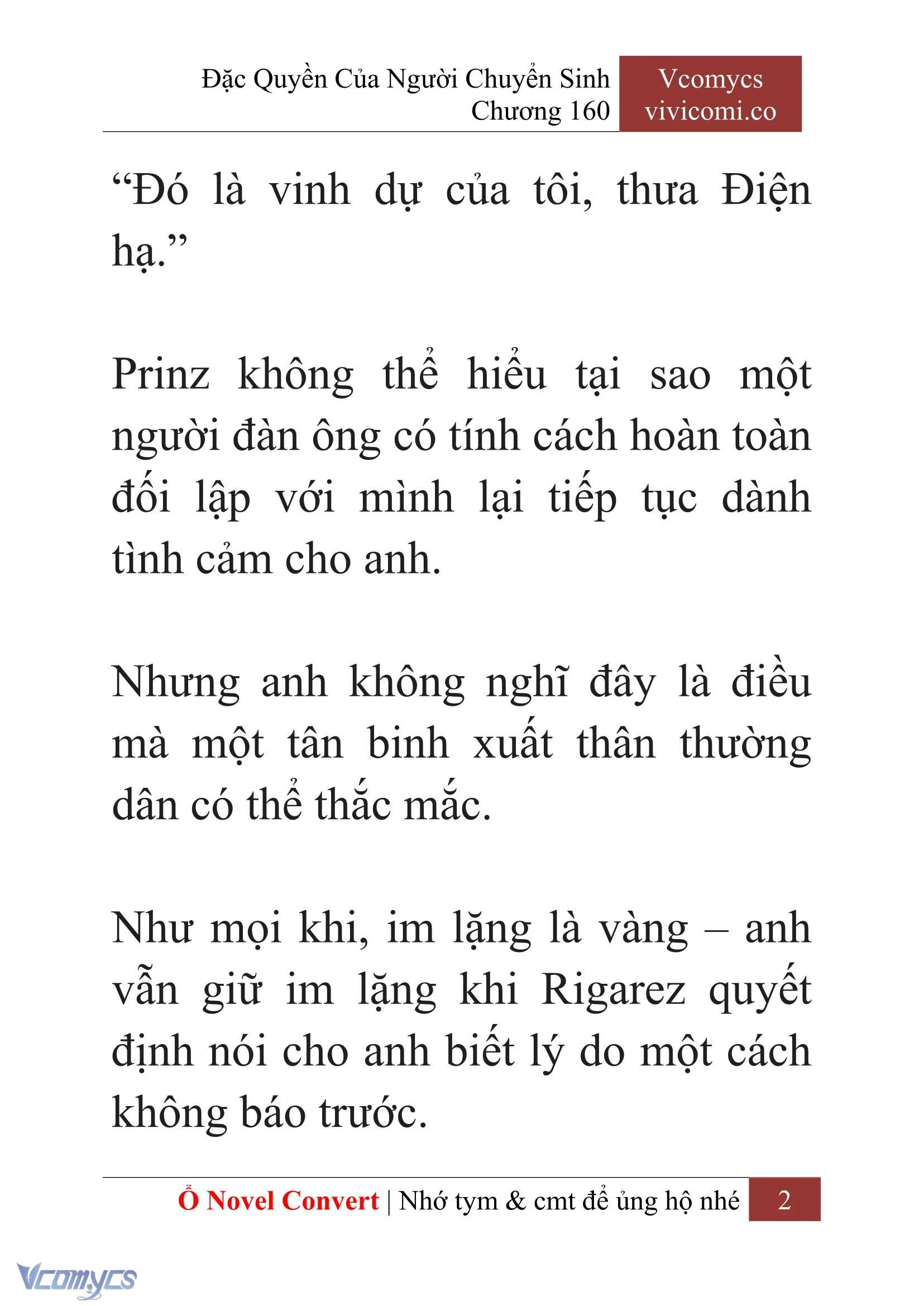 [Novel] Đặc Quyền Của Người Chuyển Sinh Chapter  160 - 4