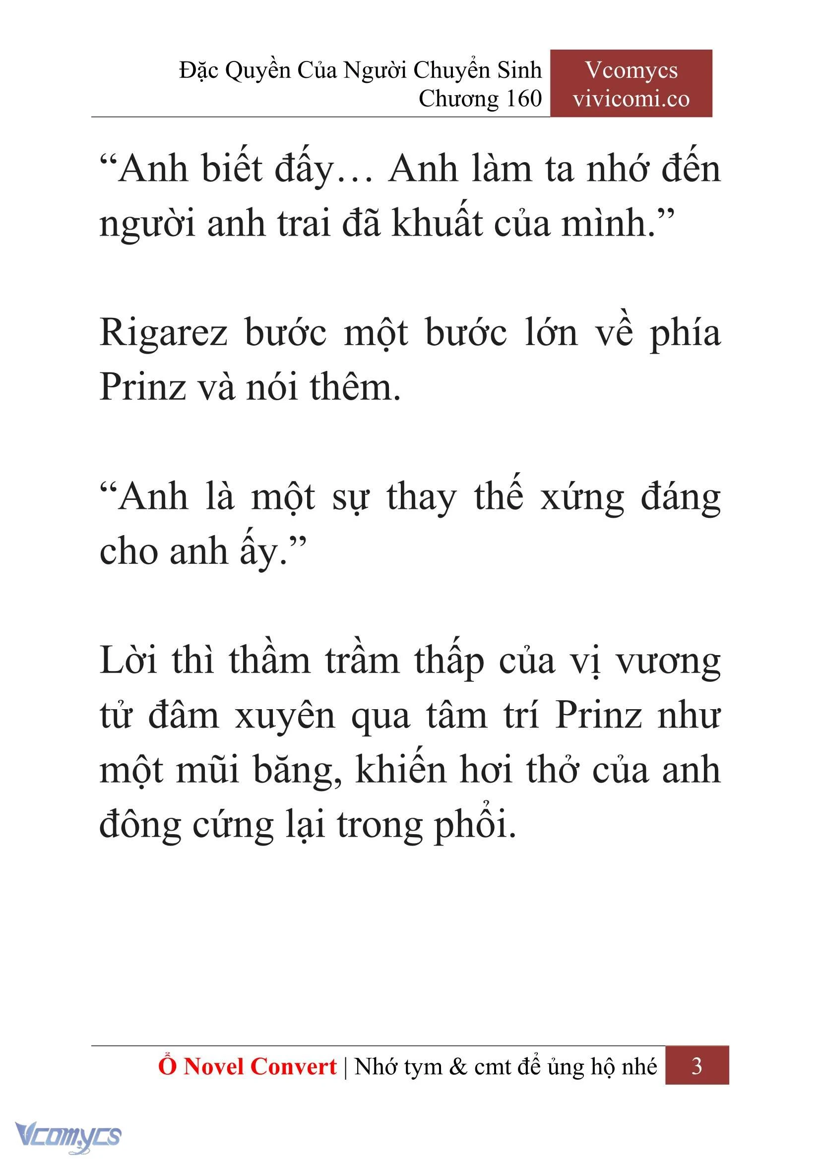 [Novel] Đặc Quyền Của Người Chuyển Sinh Chapter  160 - 5